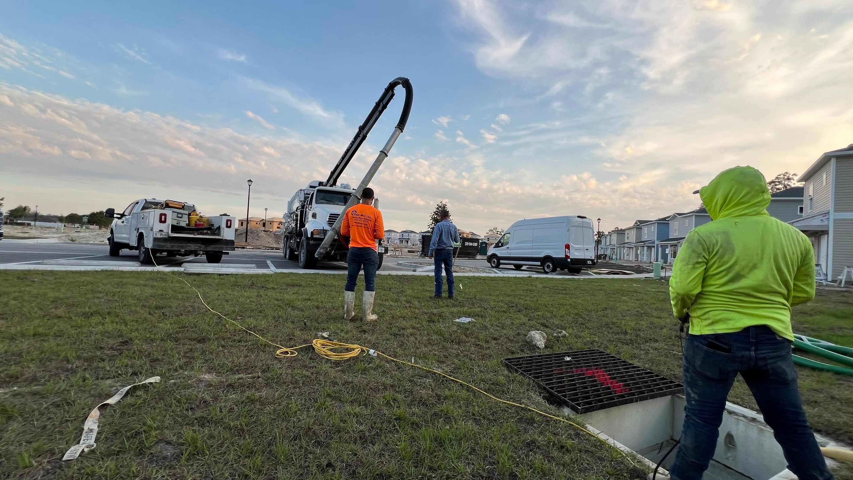 New Community Stormwater System Catch Basin Cleaning by Don Mar, Inc. Storm Water Solutions