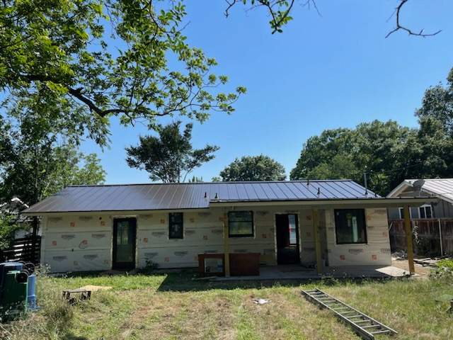 Dark Bronze - L&A Standing Seam with Striations by RoofsOnly.com