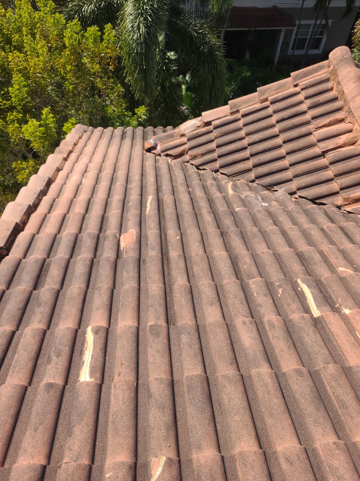 Concrete Tile Roof Repair and Ridge Cap Maintenance in Hypoluxo by Aastro Roofing