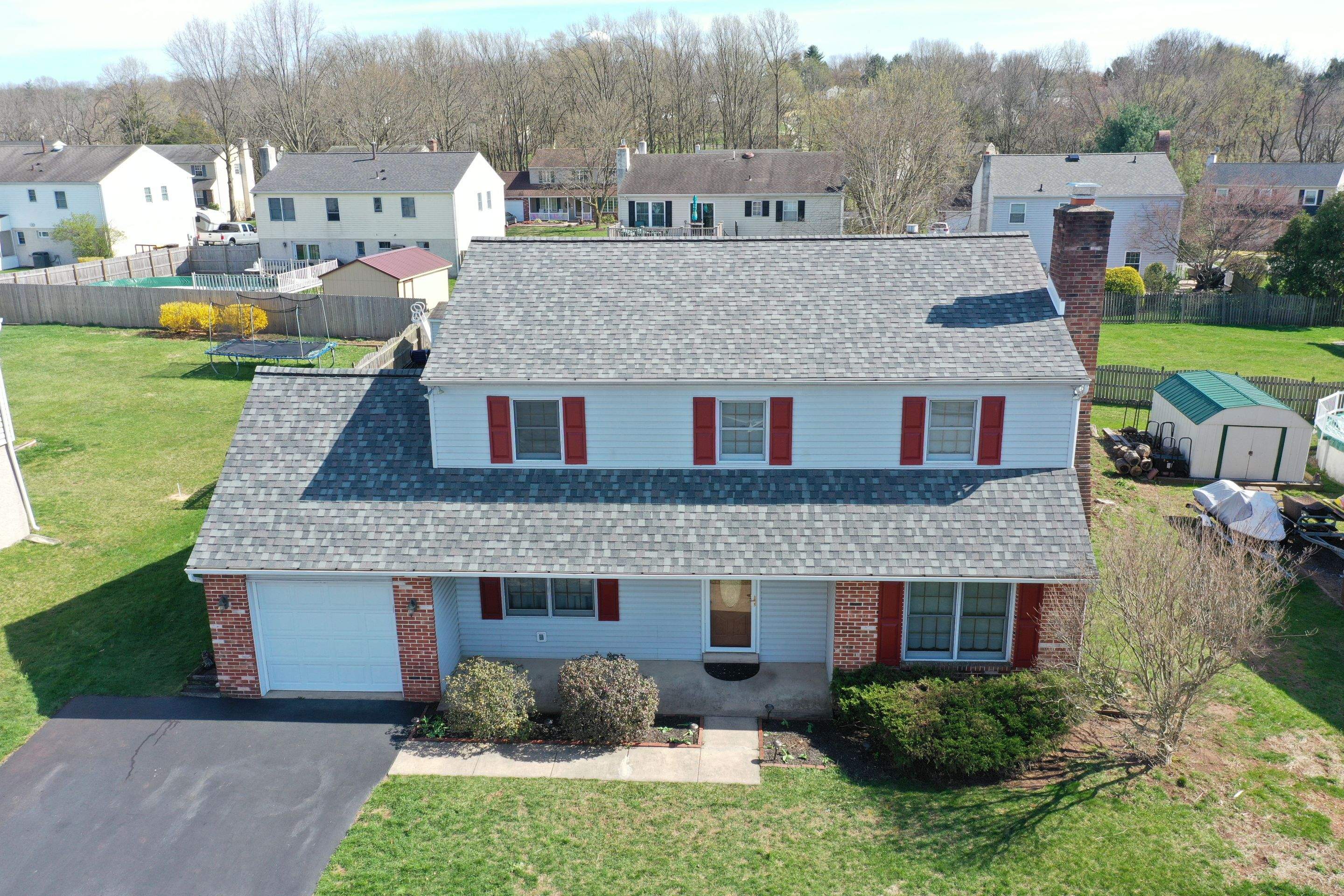 Roofing Installation using CertainTeed Landmark Pro - Max Def Colonial Slate by Storm Guard of Ches-Mont PA