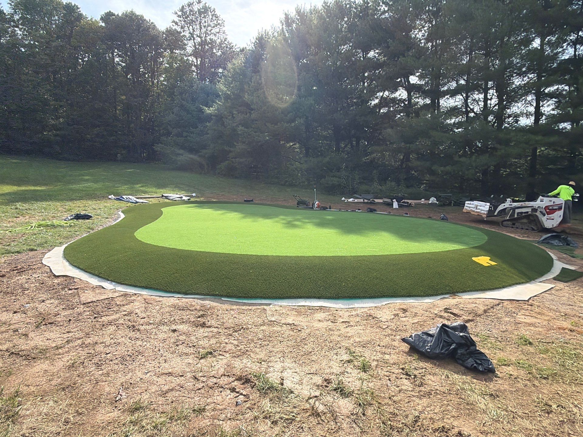 Airbnb Custom Green Install by Hocking Hills by Southwest Greens Midwest