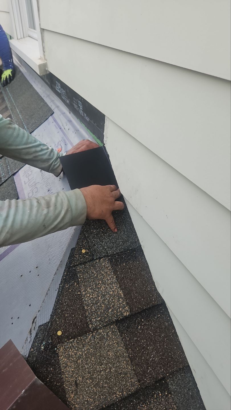 Flashing and siding repair by Indigo State Roofing