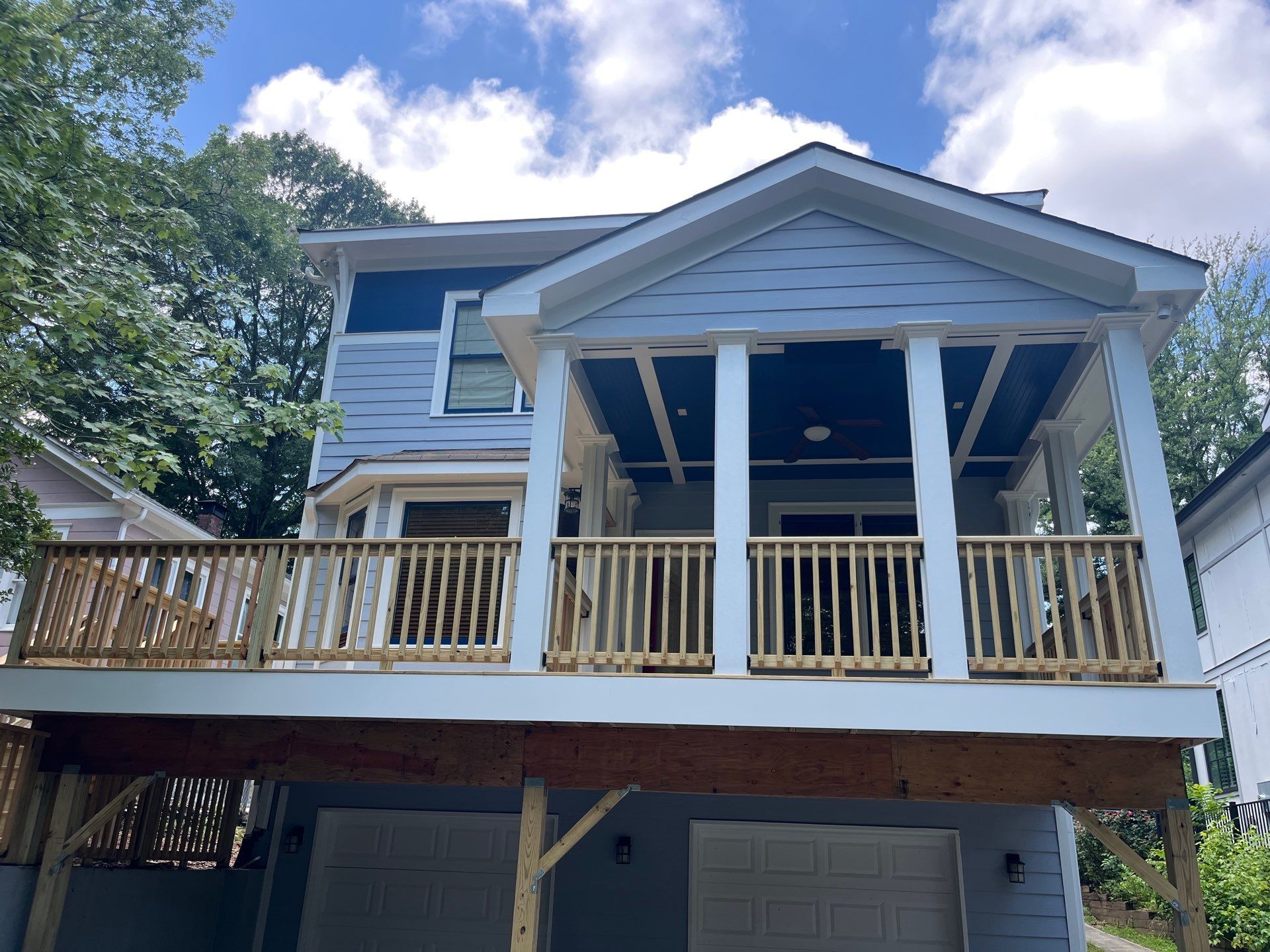 Decatur Deck Rebuild using Pressure Treated Pine by Nelson Exteriors 