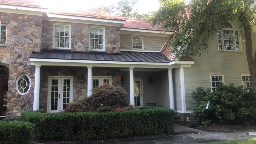 Standing Seam Metal Roof using Aluminum 032GA - Color Classic Bronze by CMNG LLC
