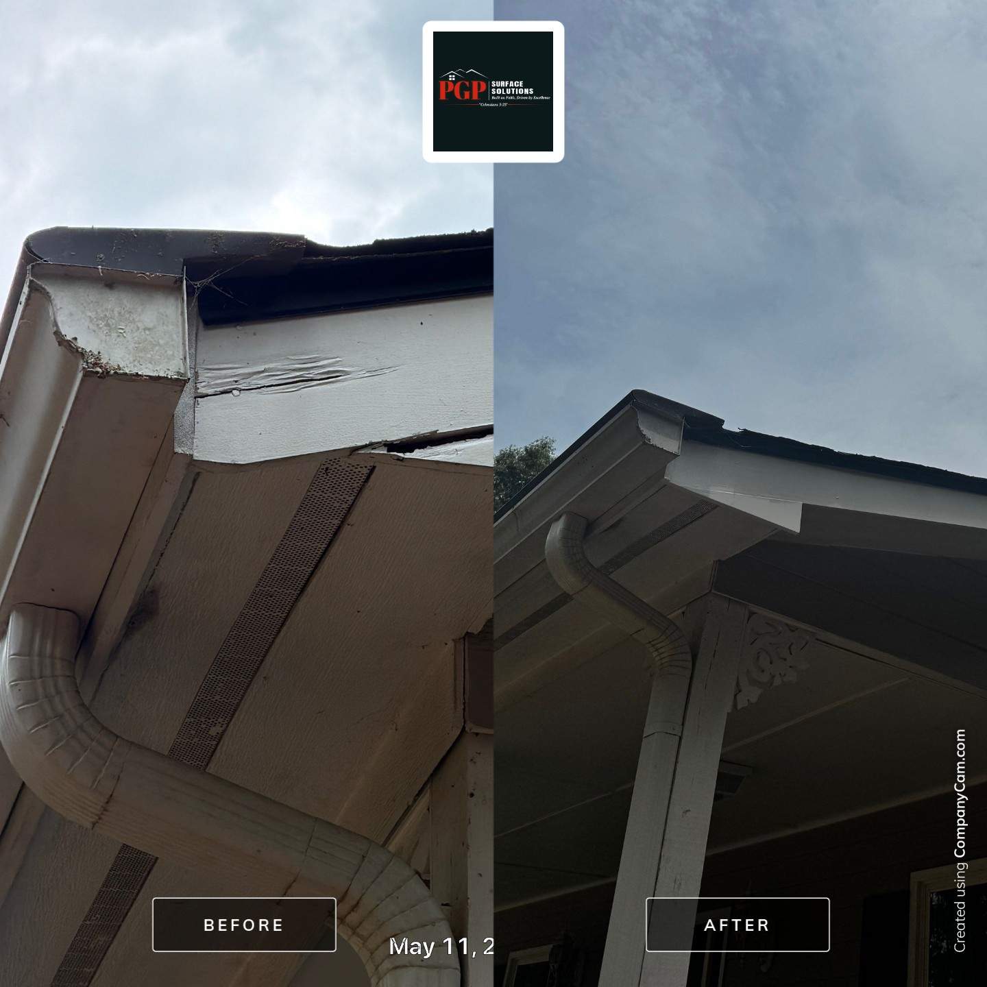 Exterior Painting and Wood Replacement in Mansfield by PGP Surface Solutions, LLC