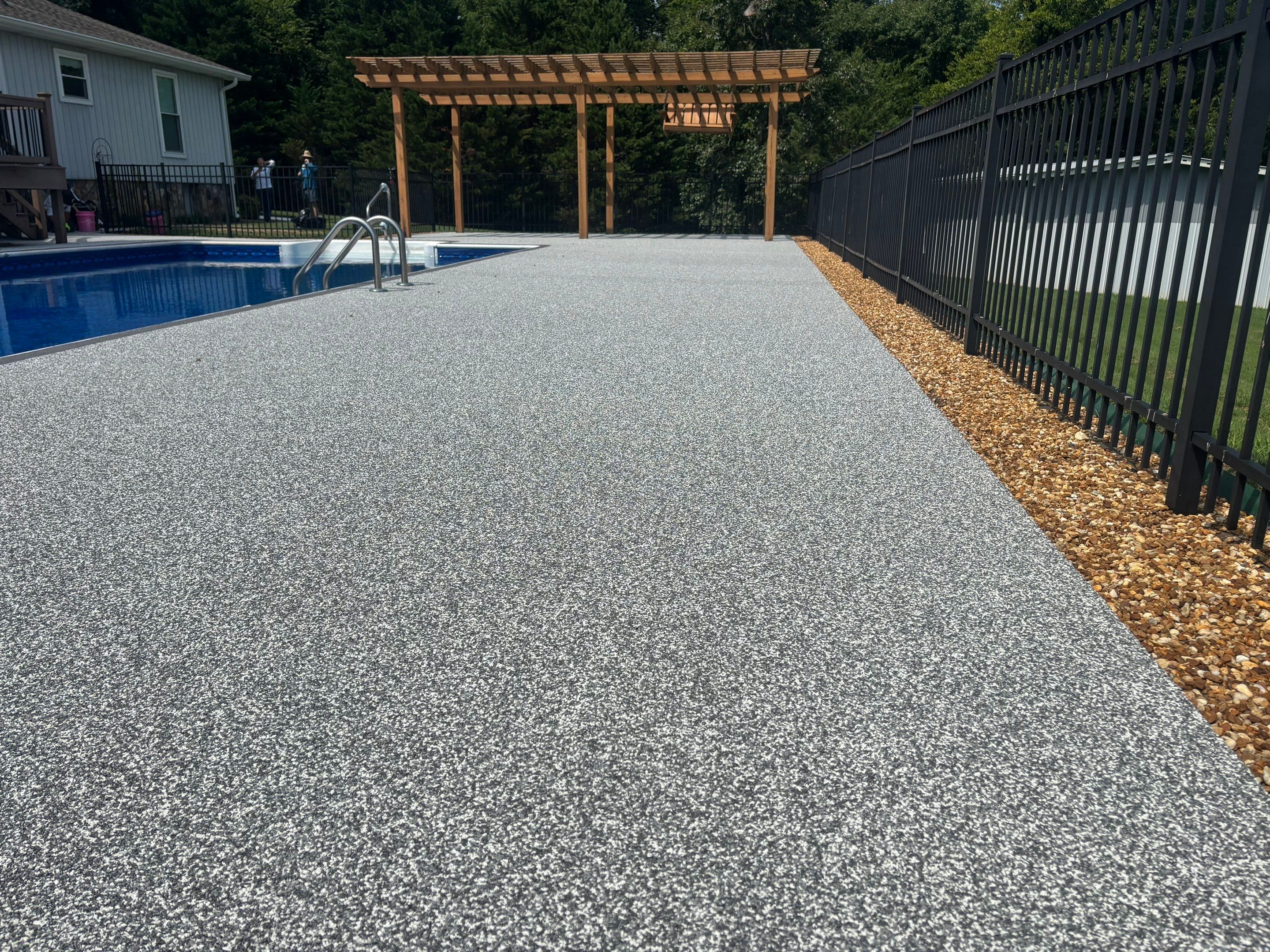 Pool Deck Using  by Elite Floor Solutions