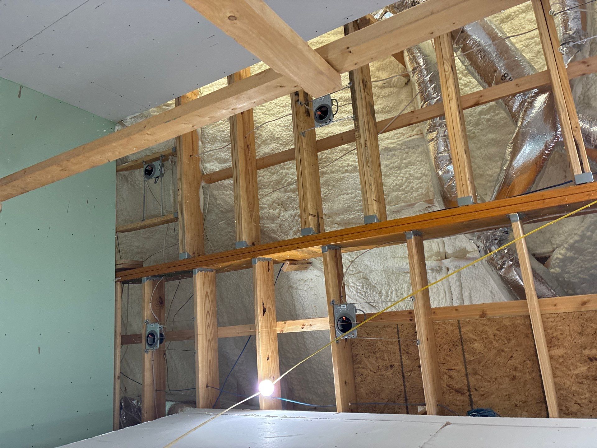 Fully encapsulated Dallas custom home  by Apex Insulation Solutions