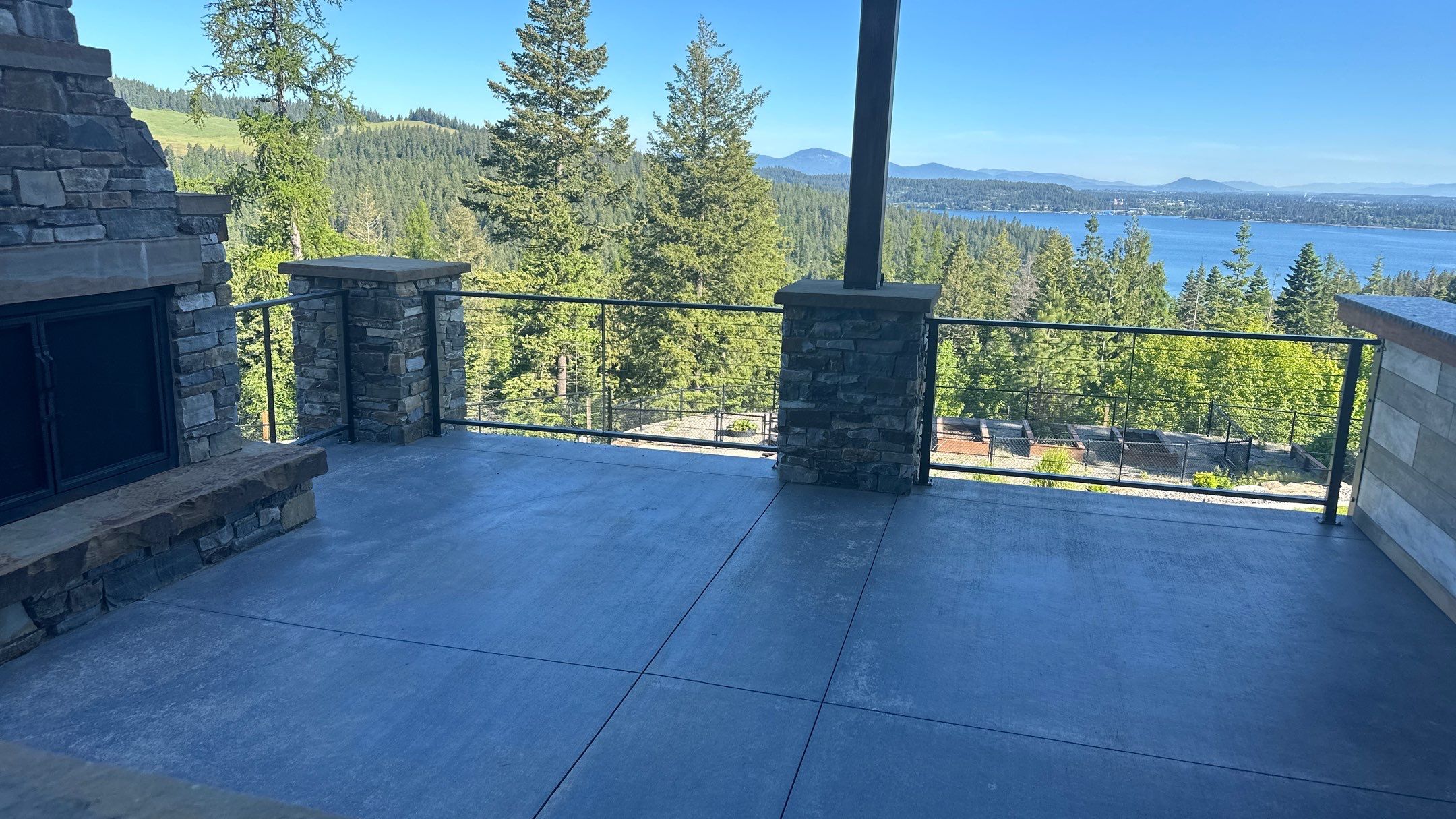 Patio Transformation using Moonstone by Croc Coatings, LLC
