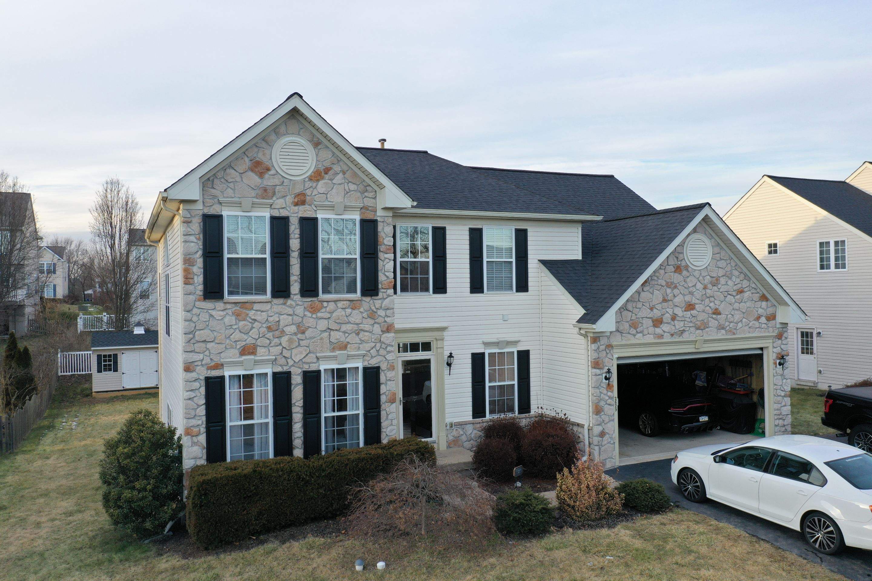 Roofing Installation using CertainTeed Landmark - Moire Black by Storm Guard of Ches-Mont PA