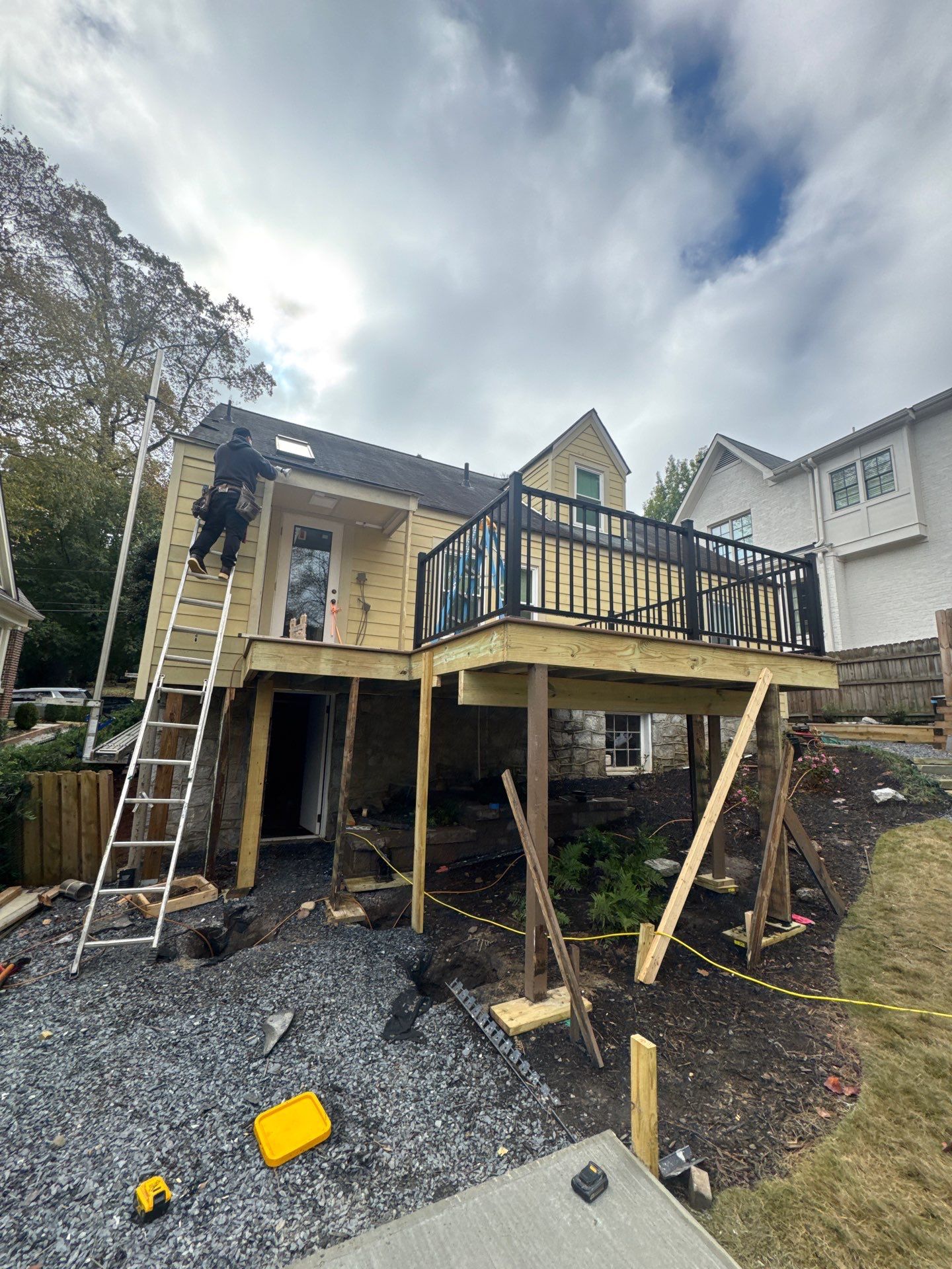 Full Siding Replacement, Deck Build, Exterior Paint, and Gutter Replacement  by Nelson Exteriors 