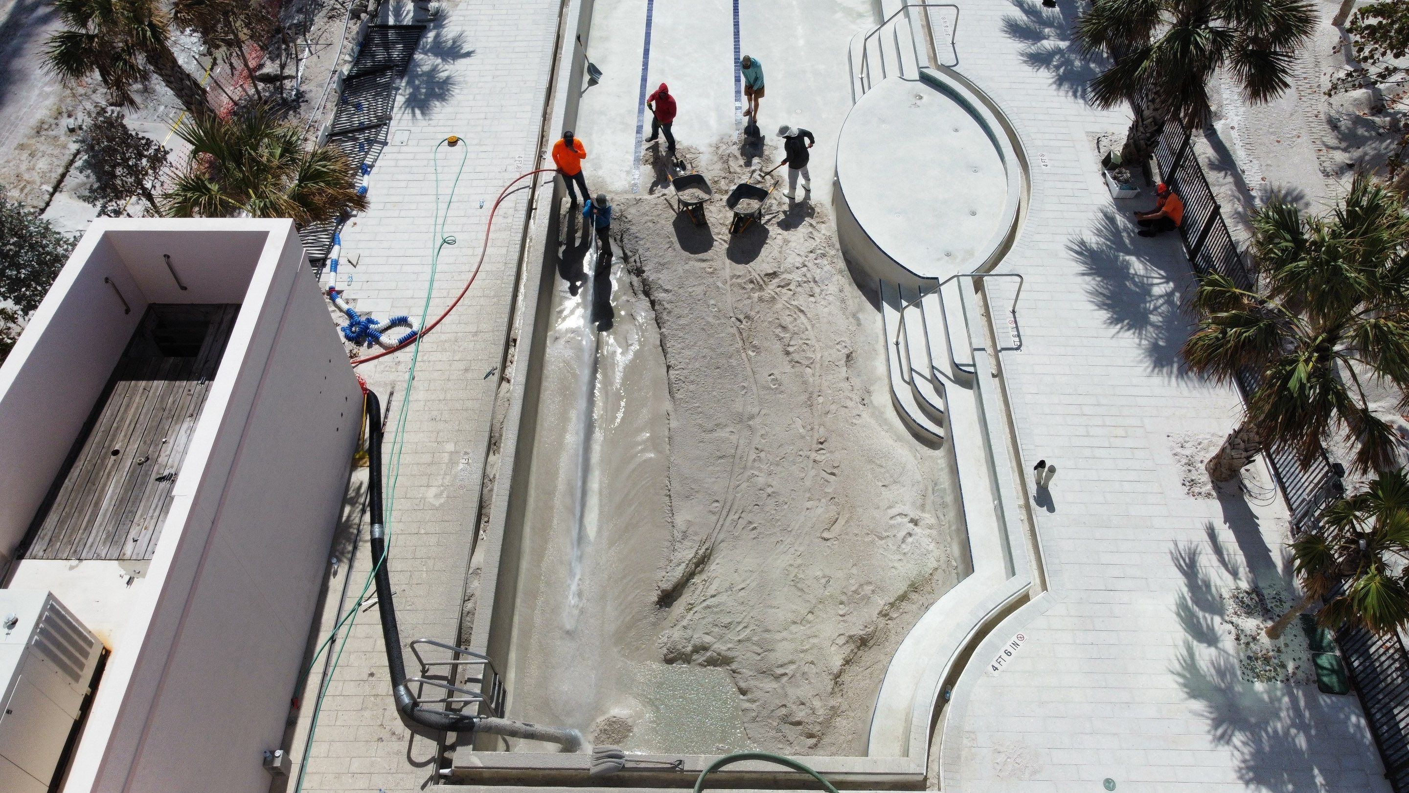 Beachside Community Club Pool Cleanout by Don Mar, Inc. Storm Water Solutions
