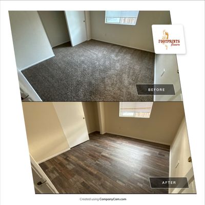 LVP installation
