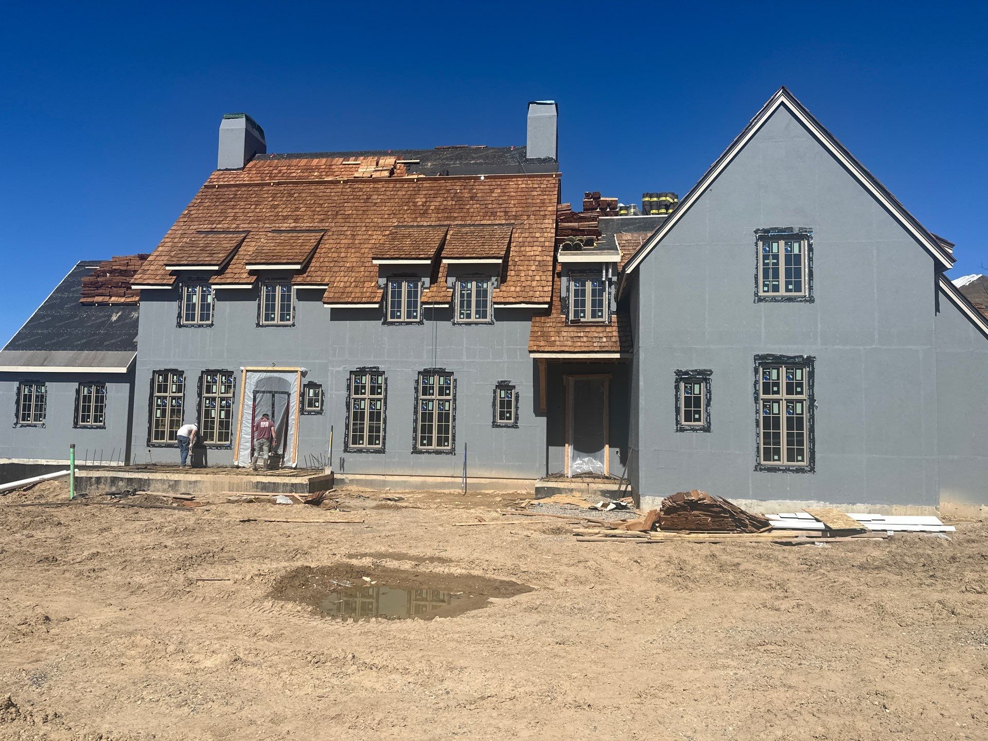 Project in Mapleton by Master Rain Gutters.