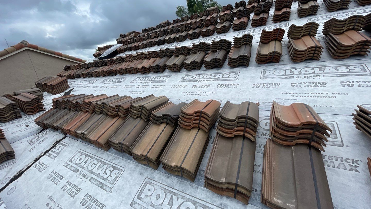 Residential Roofing Installation using Eagle Roofing Tile by BLUES BROTHERS ROOFING
