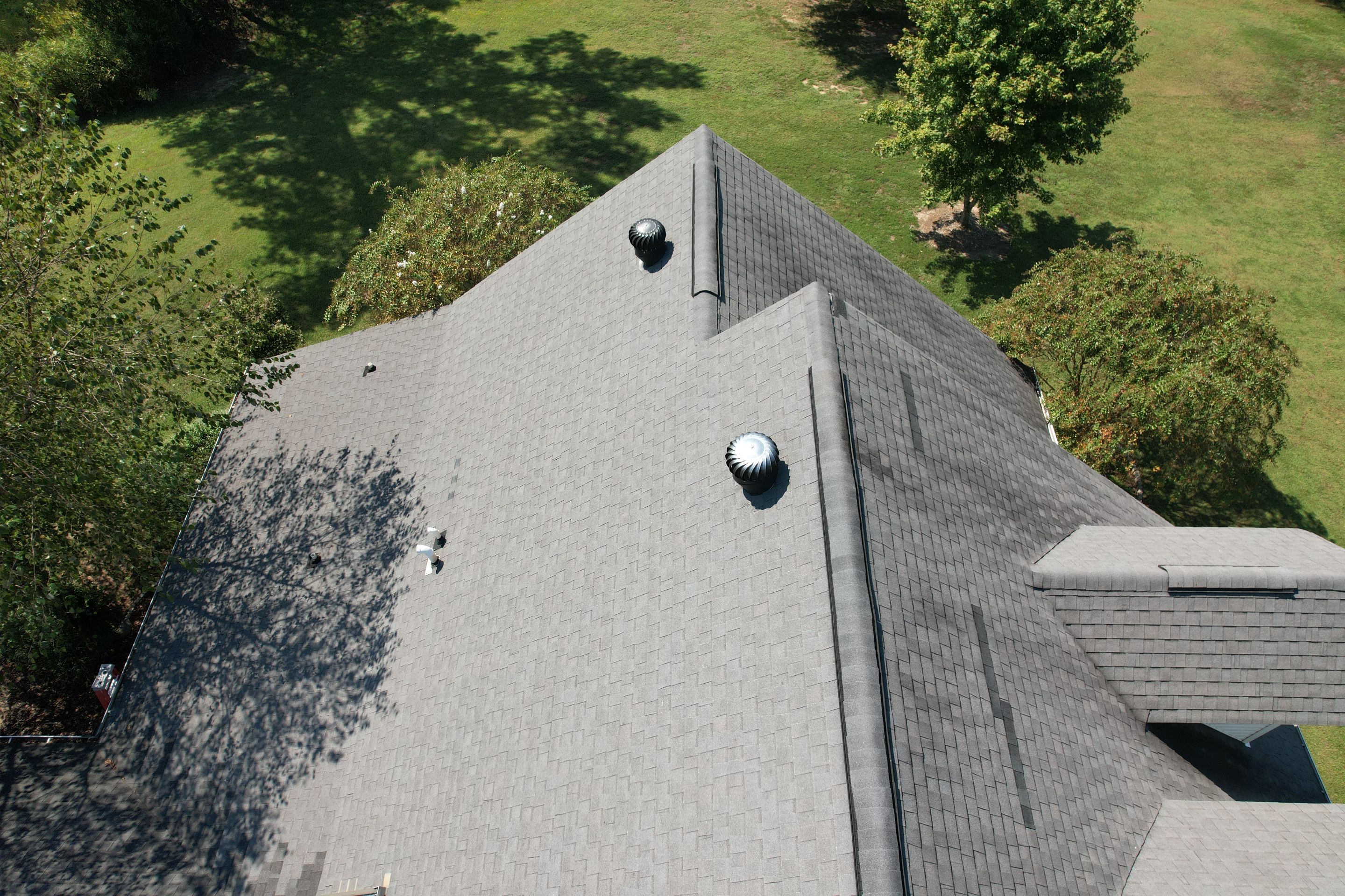 Residential Roofing Repair using CertainTeed XT25: Moire Black by Hostetler Roofing