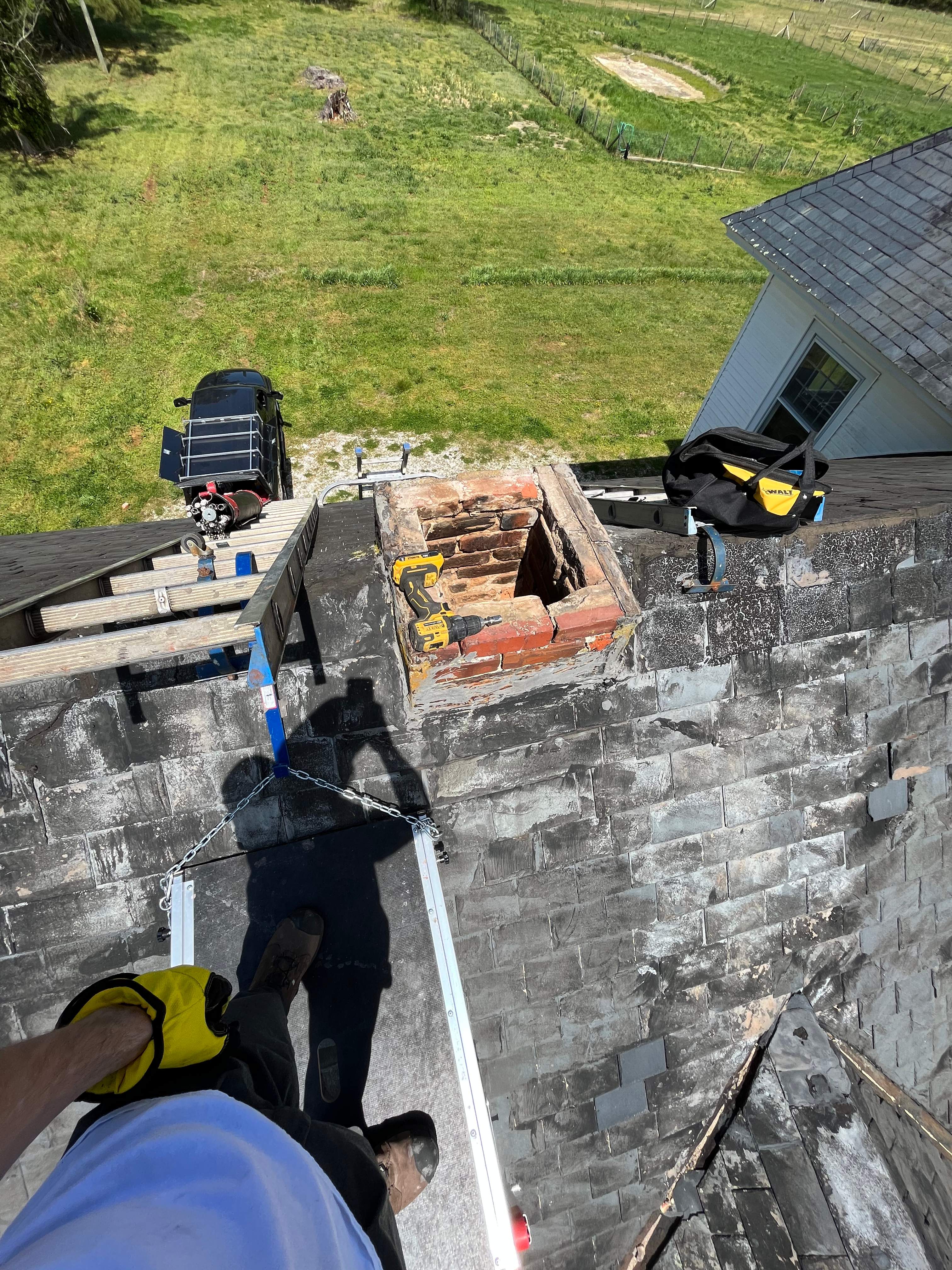 Wood Stove Installation and Fireplace Build by Premier Chimney and Roofing
