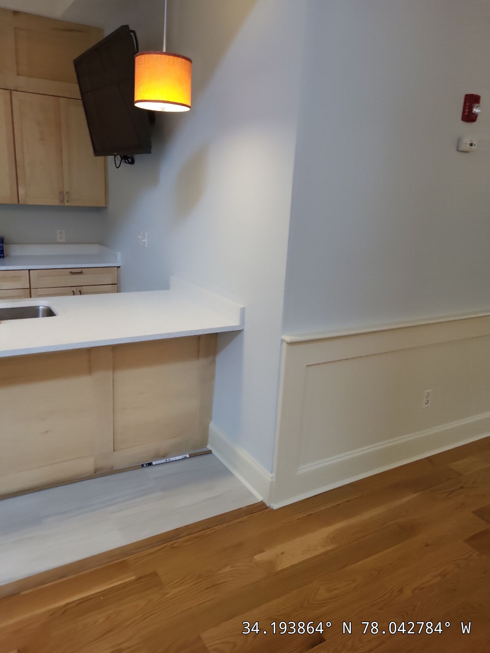 Brunswick Forest Fitness Center Commercial Flooring & Cabinet Remodel in Leland, NC by RGR Construction and Roofing, LLC