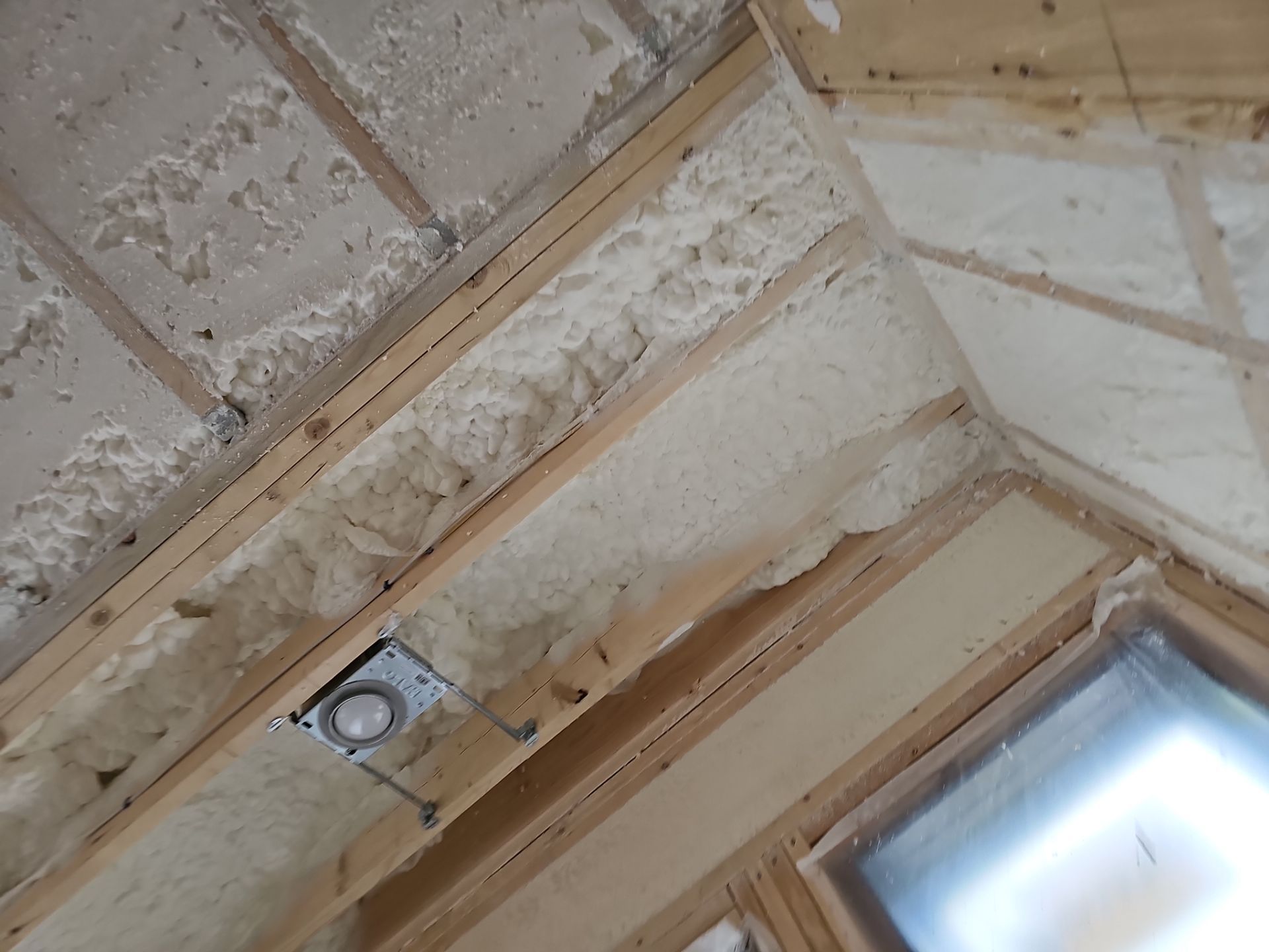Spray Foam Insulation using open cell spray foam by NYS Foam & Energy