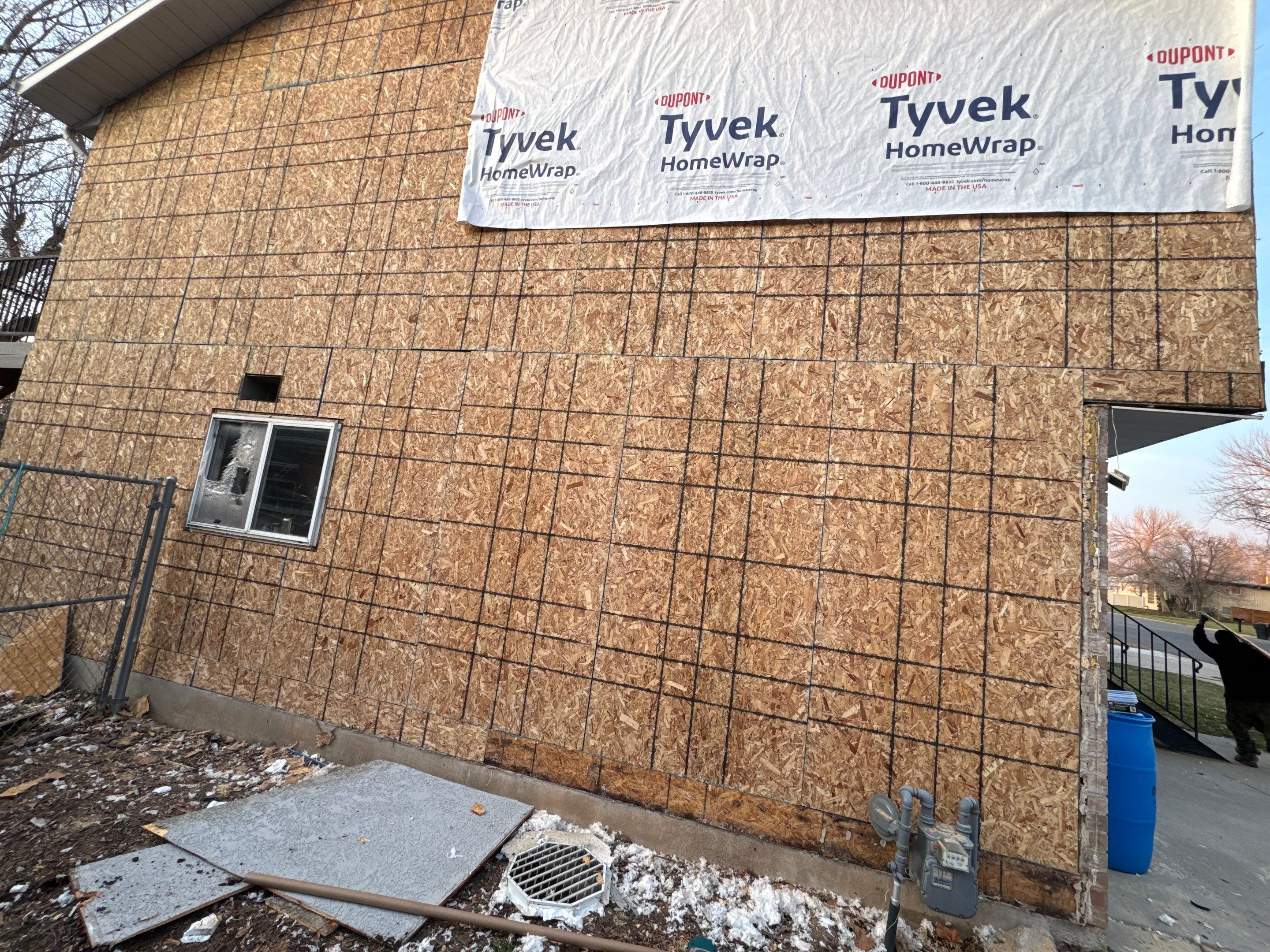 Kaysville | Master Stucco Conversion | Mixed Vinyl Profiles in Crisp White by Ideal Siding Utah