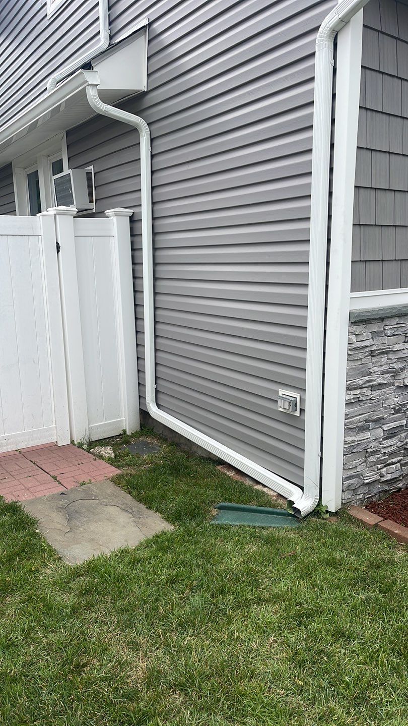 Gutter Reconfiguration. Oceanside New York by Above All Gutters 