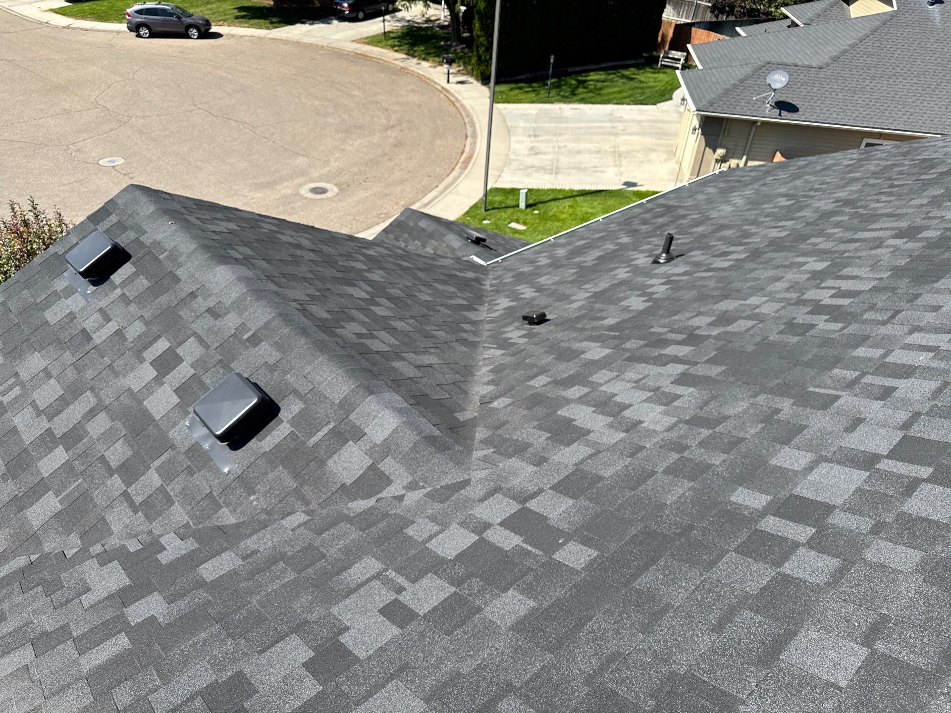 Residential Roof Replacement with Architectural Shingles in Nampa by Olive Roofing