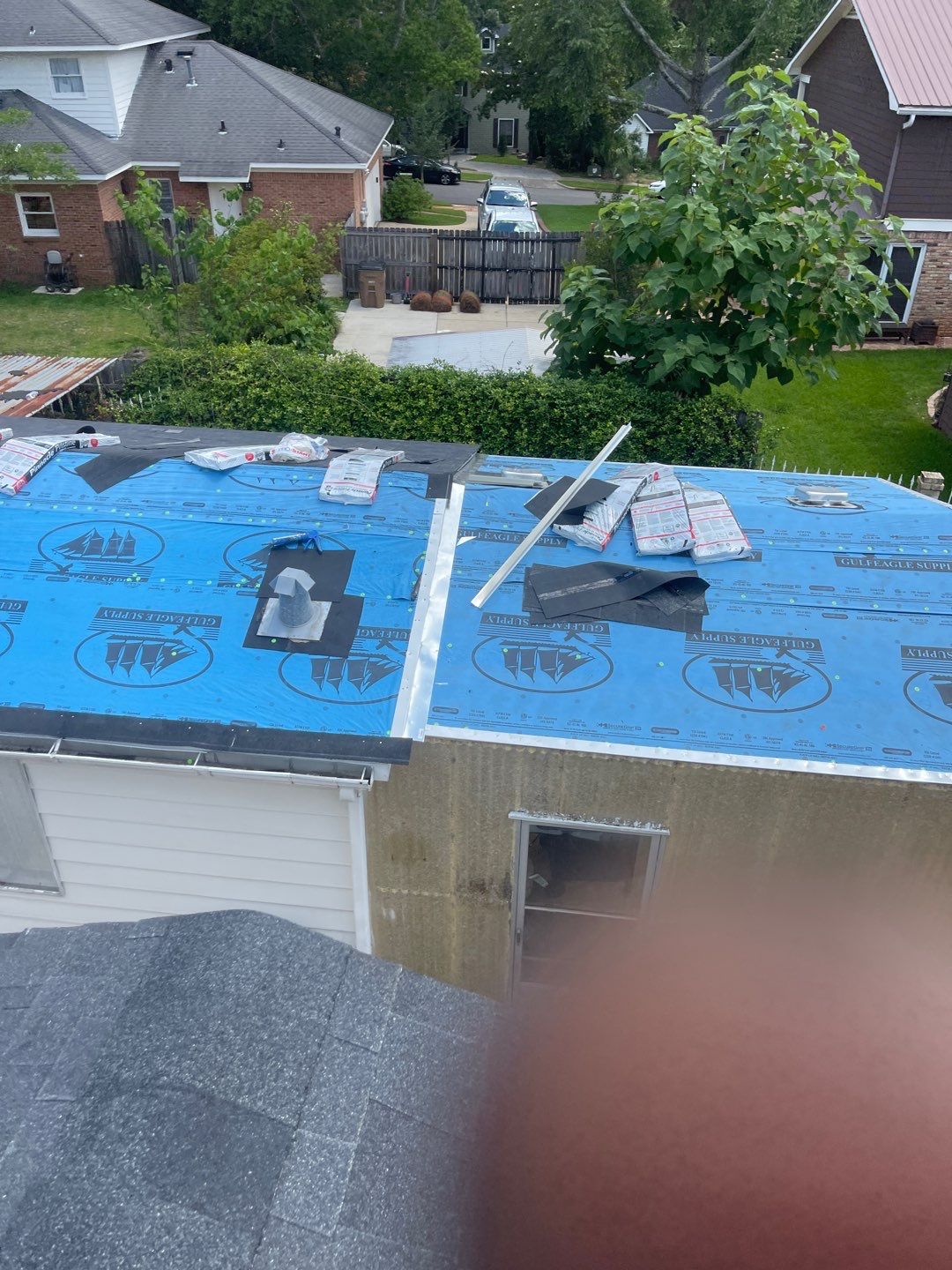 Residential Roofing Installation using Roof Replacement by American Roofing & Construction LLC