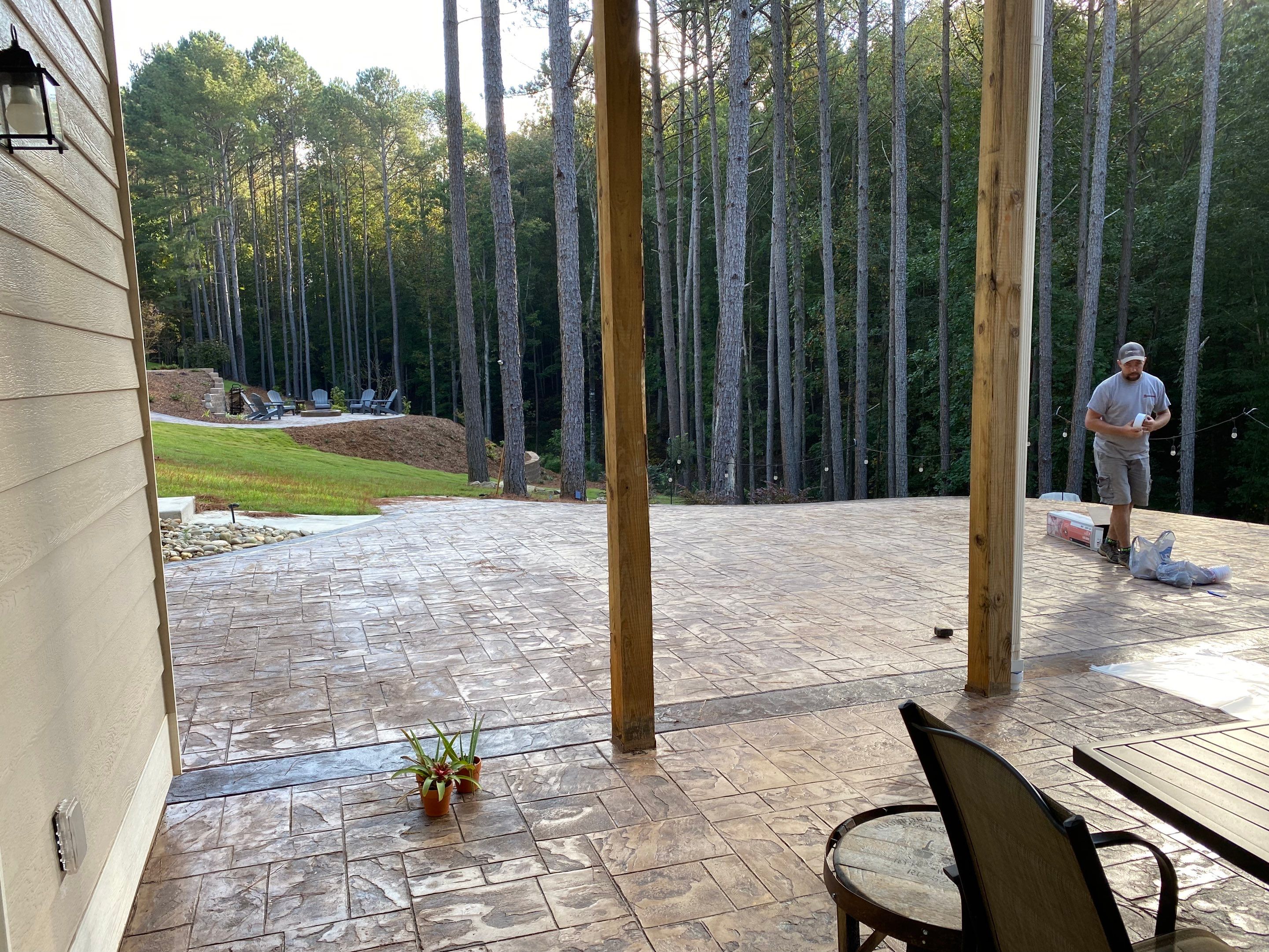 Outdoor Kitchen using Clifrock Panels by Xtreme Concrete Services