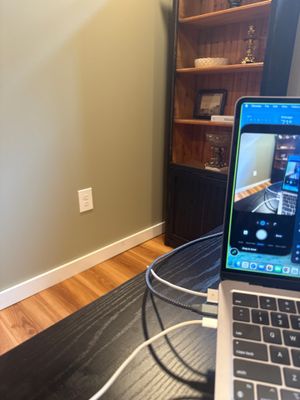 Lincoln Home Office Interior Painting and Flooring Update