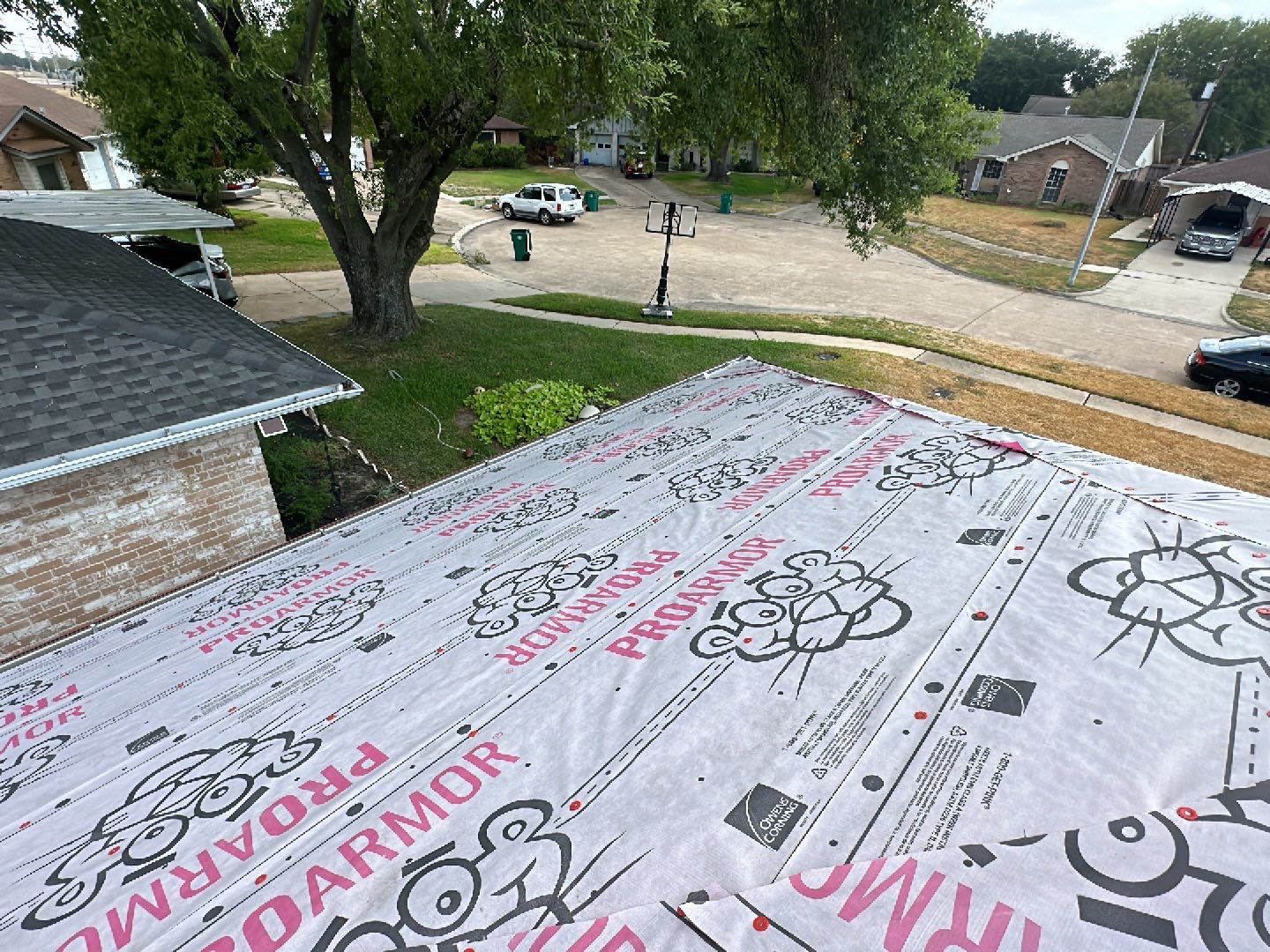 Residential Roofing Installation using Owen's Corning Duration (Lifetime) Shingles by Roof Repair Company
