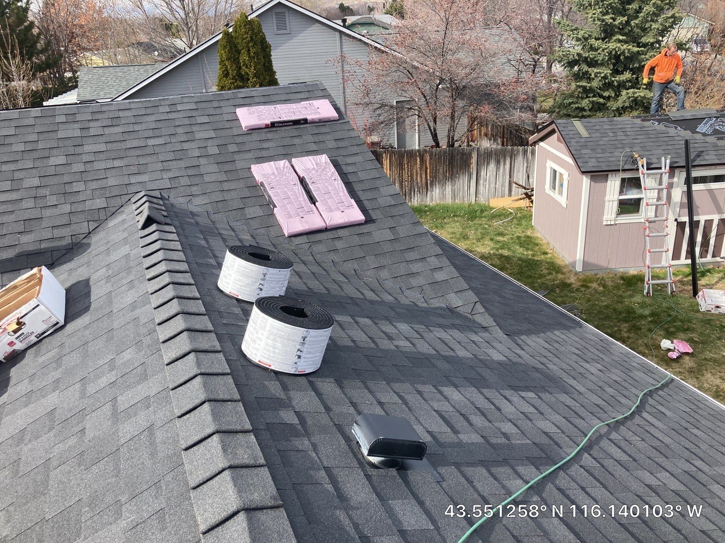 Boise Idaho Residential Roofing Installation using Owens Corning by ID Roofing LLC