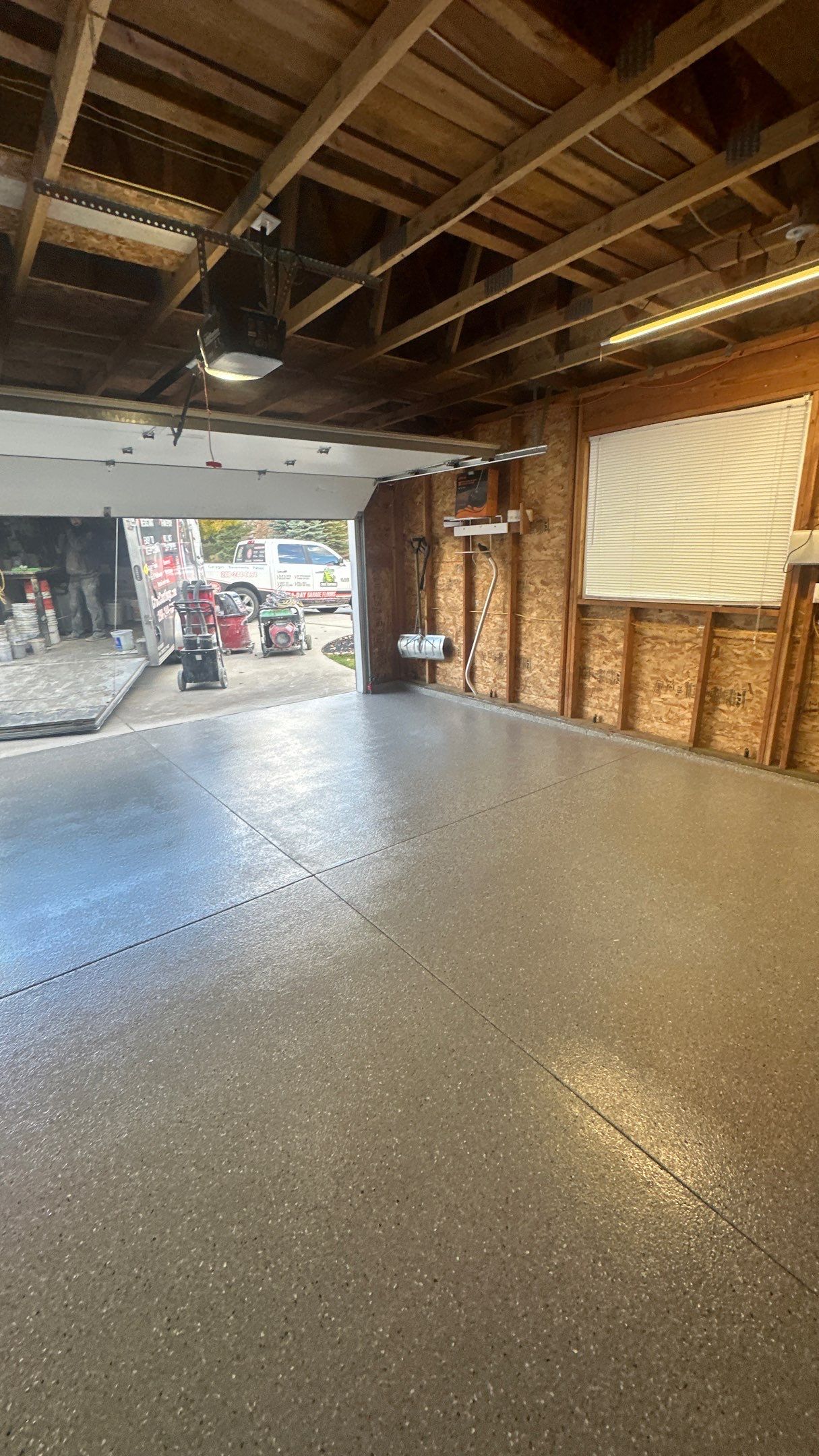 Garage Transformation using Shale Hybrid by Croc Coatings, LLC