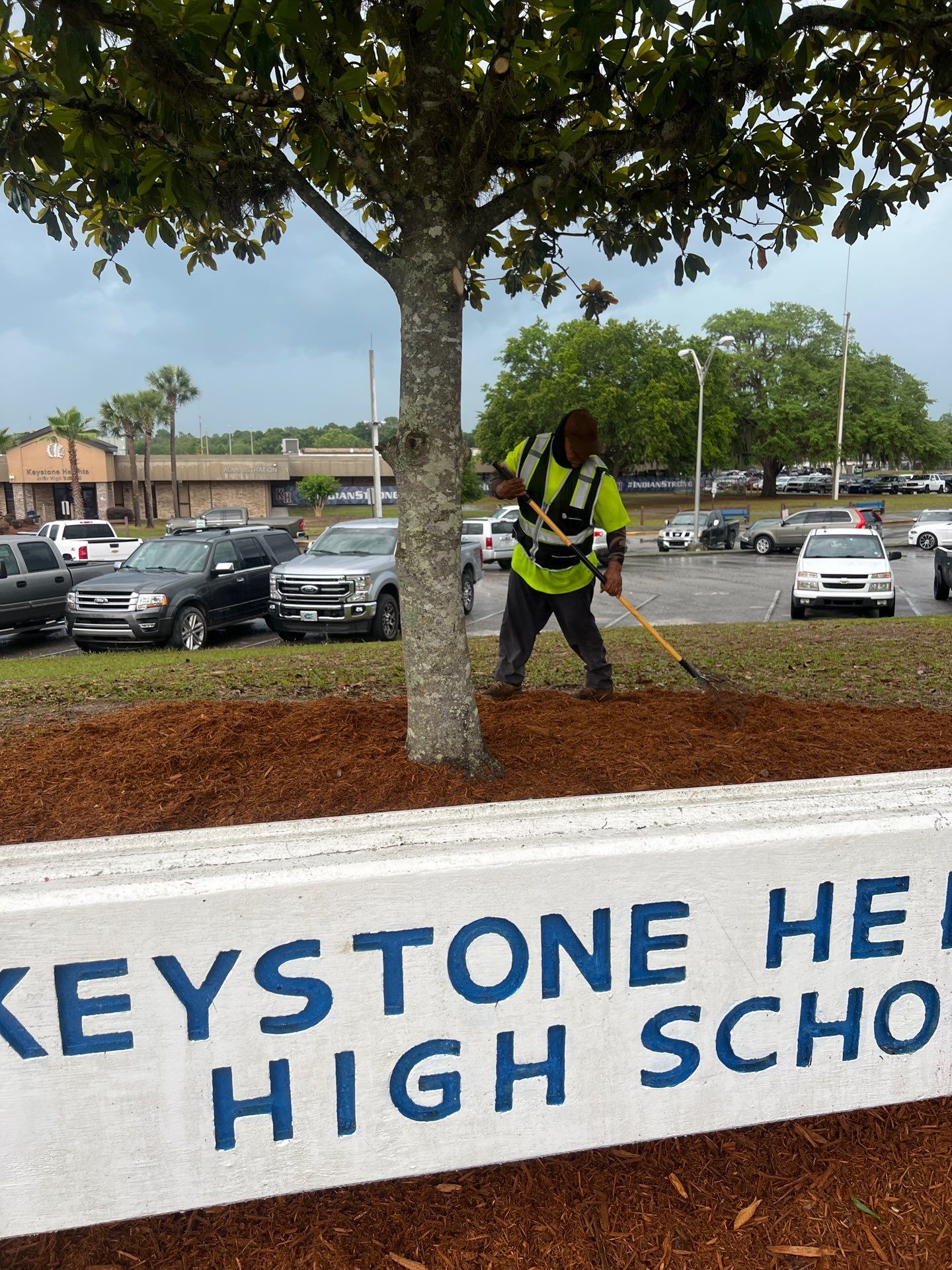 Landscape Install | Keystone Heights HS by ProGreen Services