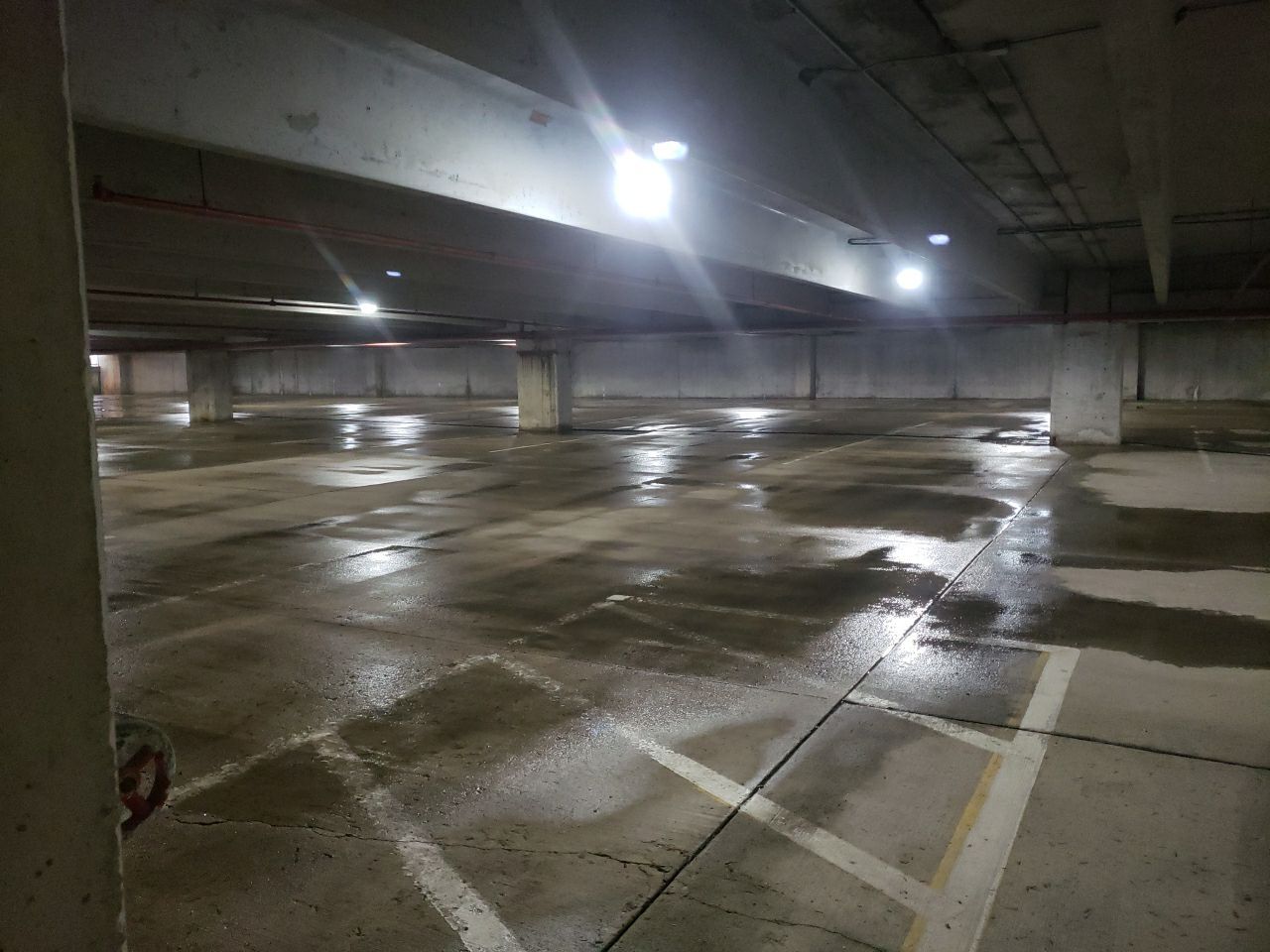 Downers Grove, Parking garage by Northern Power Washing LLC.