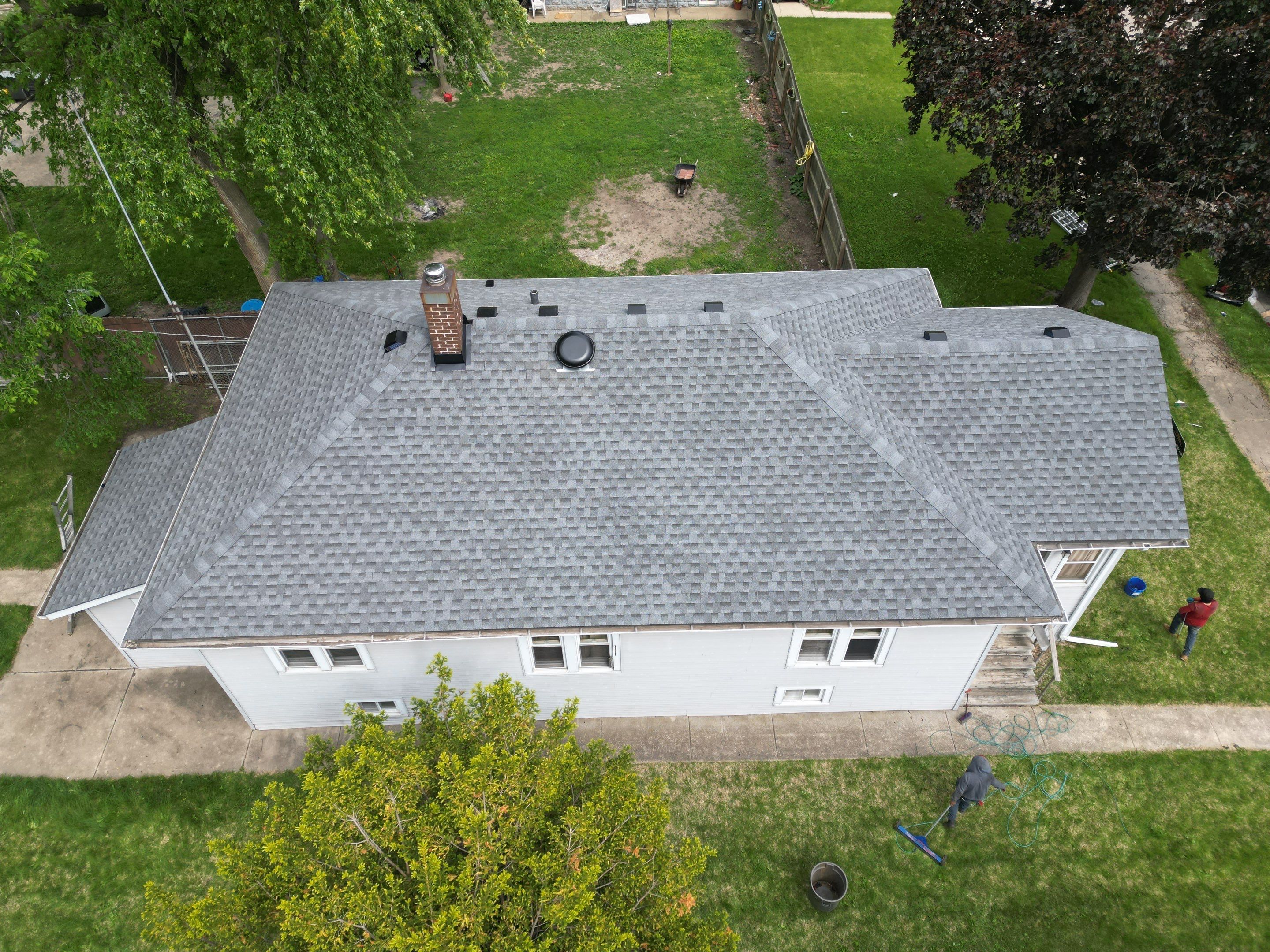 Roof replacement by Optimal Home Improvement 
