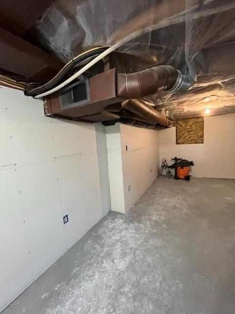 Basement framing and drywall install by Freedom Handyman Services