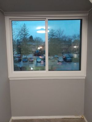 Bronze exterior Provia Sliding windows