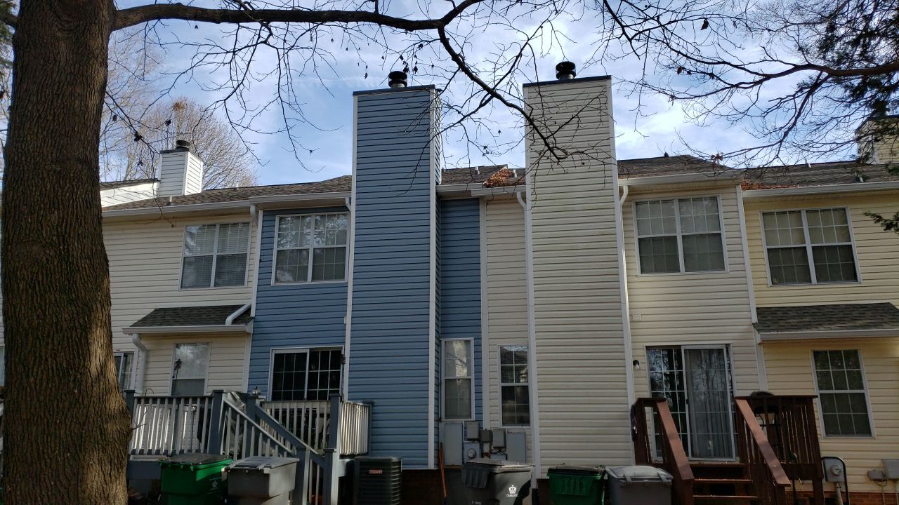 Gutter Cleaning using water by Power Wash Masters LLC