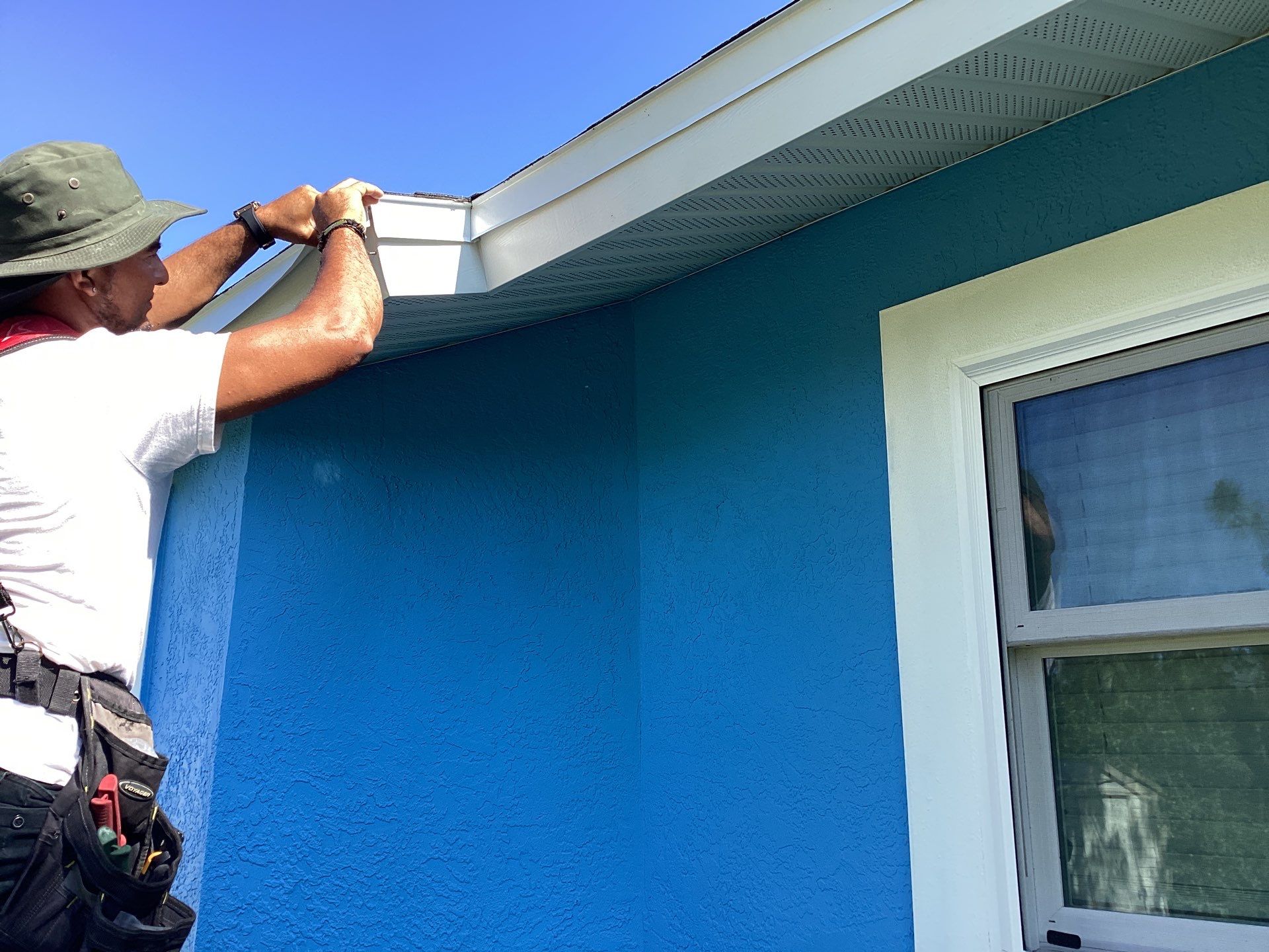 White K-Style Gutters in Fort Myers FL by Gutter Professor by Gutter Professors