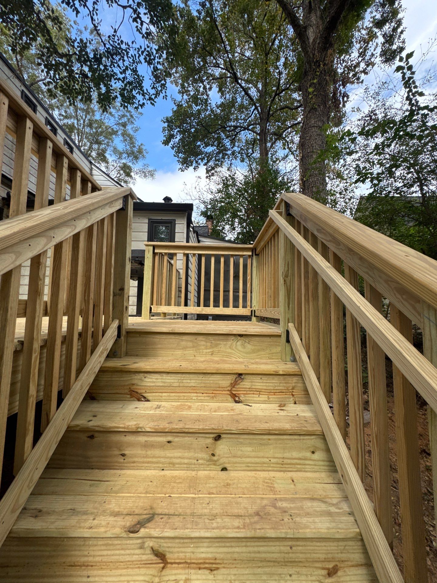 Pressure Treated Pine Deck Build in Atlanta, GA by Nelson Exteriors