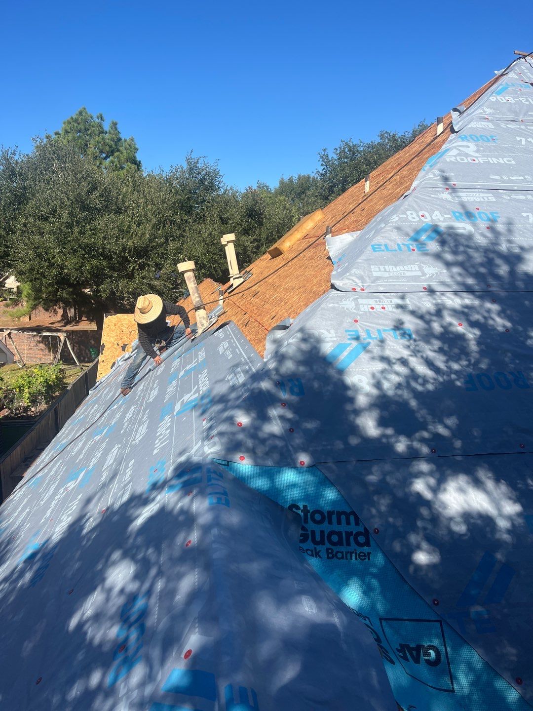 Residential Roof Replacement using GAF - NATURAL SHADOW - WEATHERED WOOD by Elite Roofing LLC