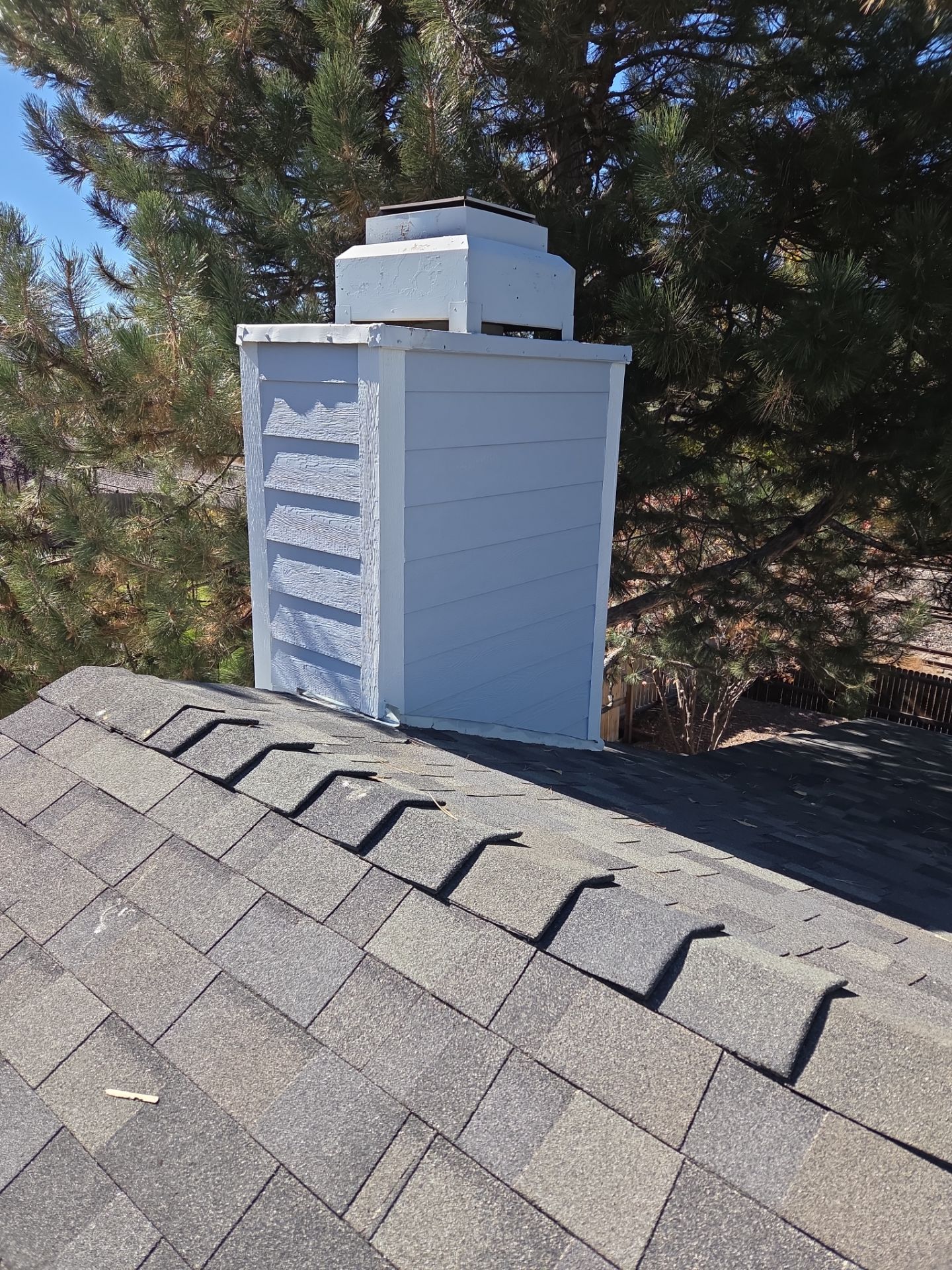 Chimney Siding Repair by RTP Roofing Company