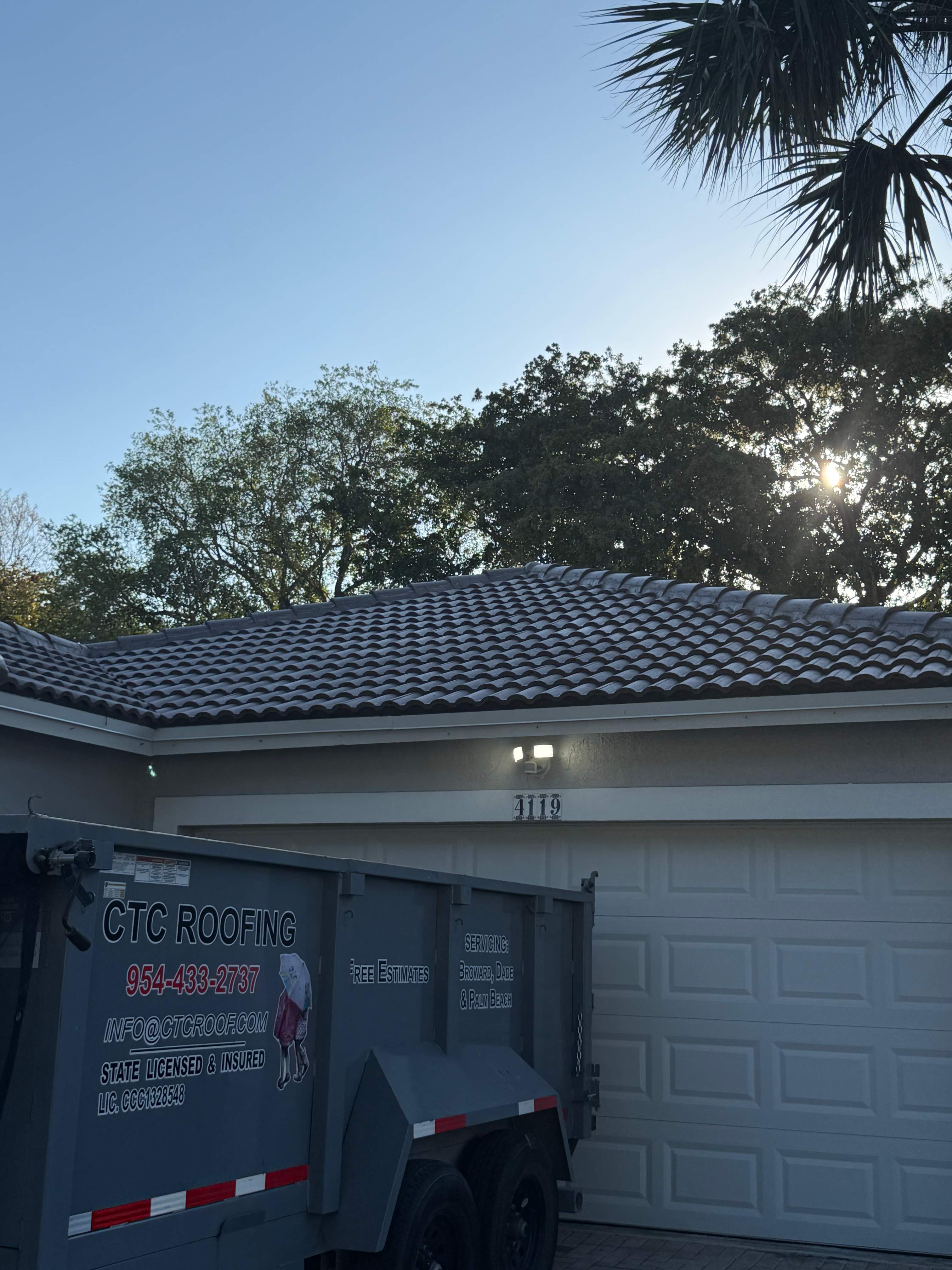 Tile Roof Replacement in Weston by CTC Roofing