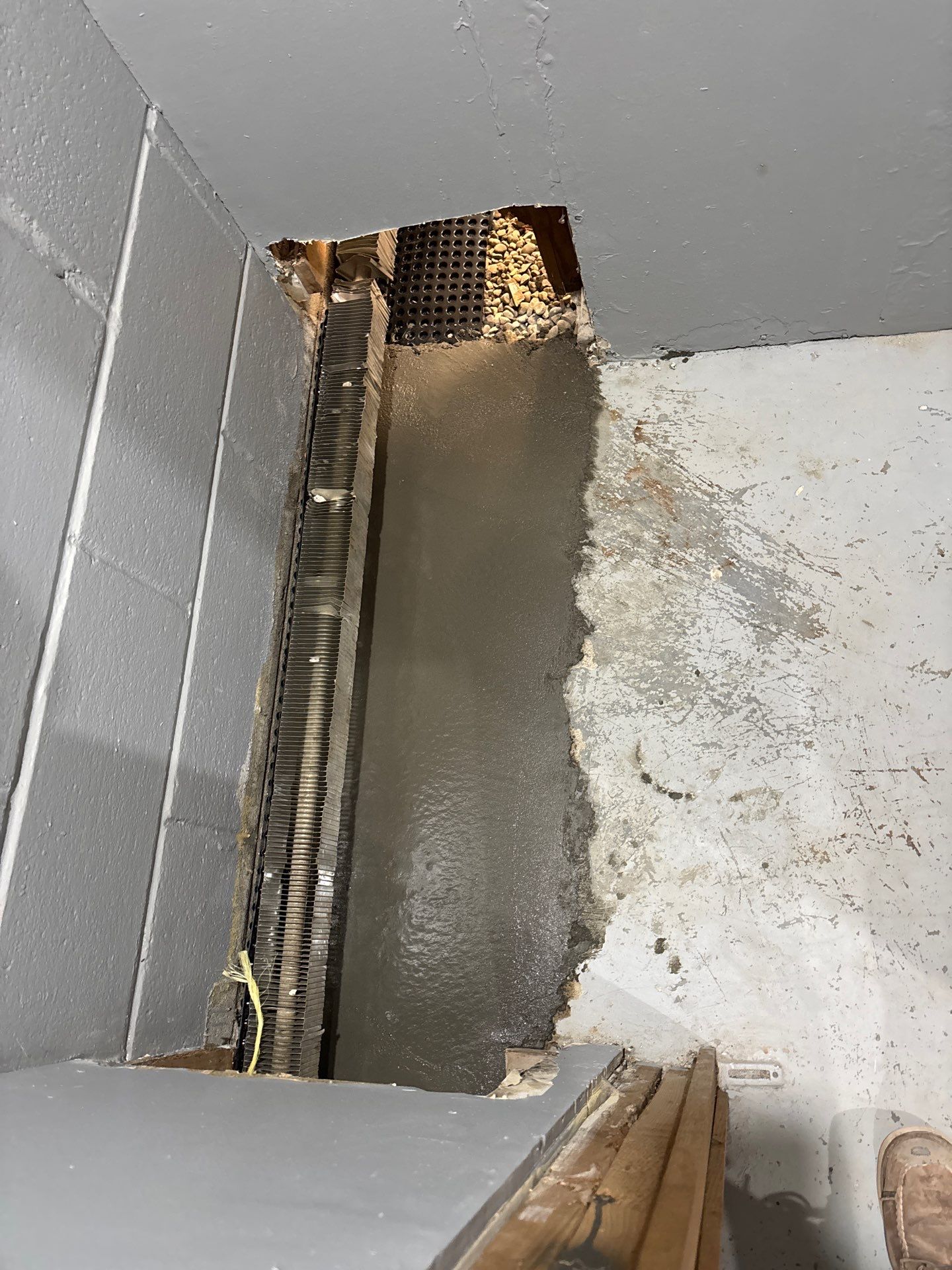 Drain Tile, Sump Pump & Buried Discharge in Columbia Heights by Waterproofing Northeast