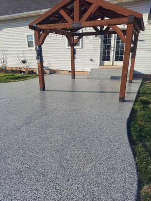 Patio & Pool Deck Install with Domino