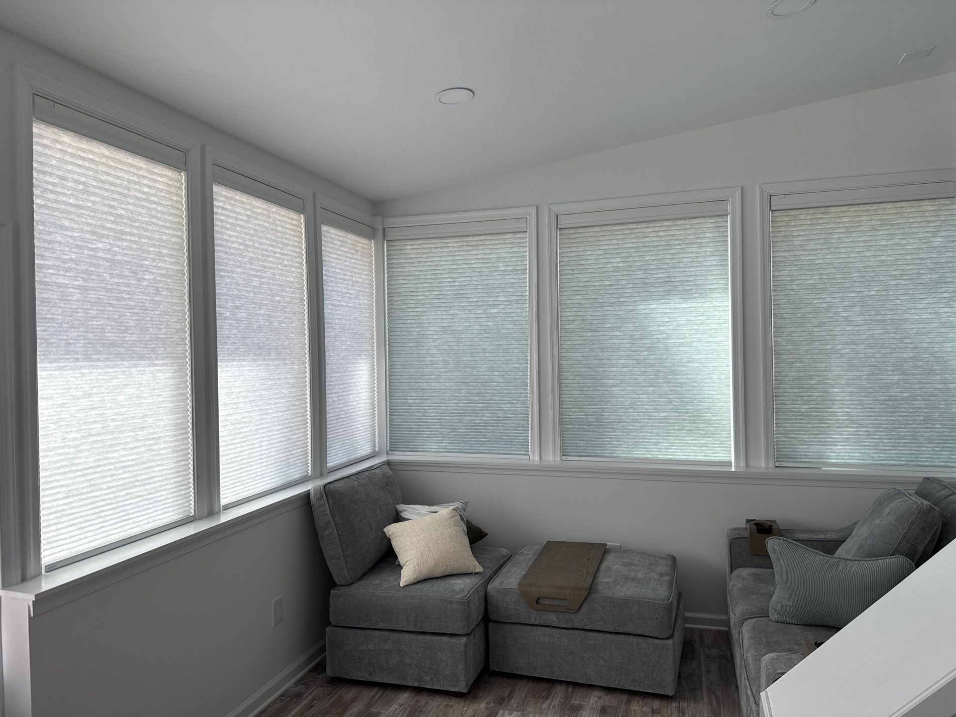 Honeycomb Shade Project in Nanjemoy, MD by Southern Maryland Custom Blinds