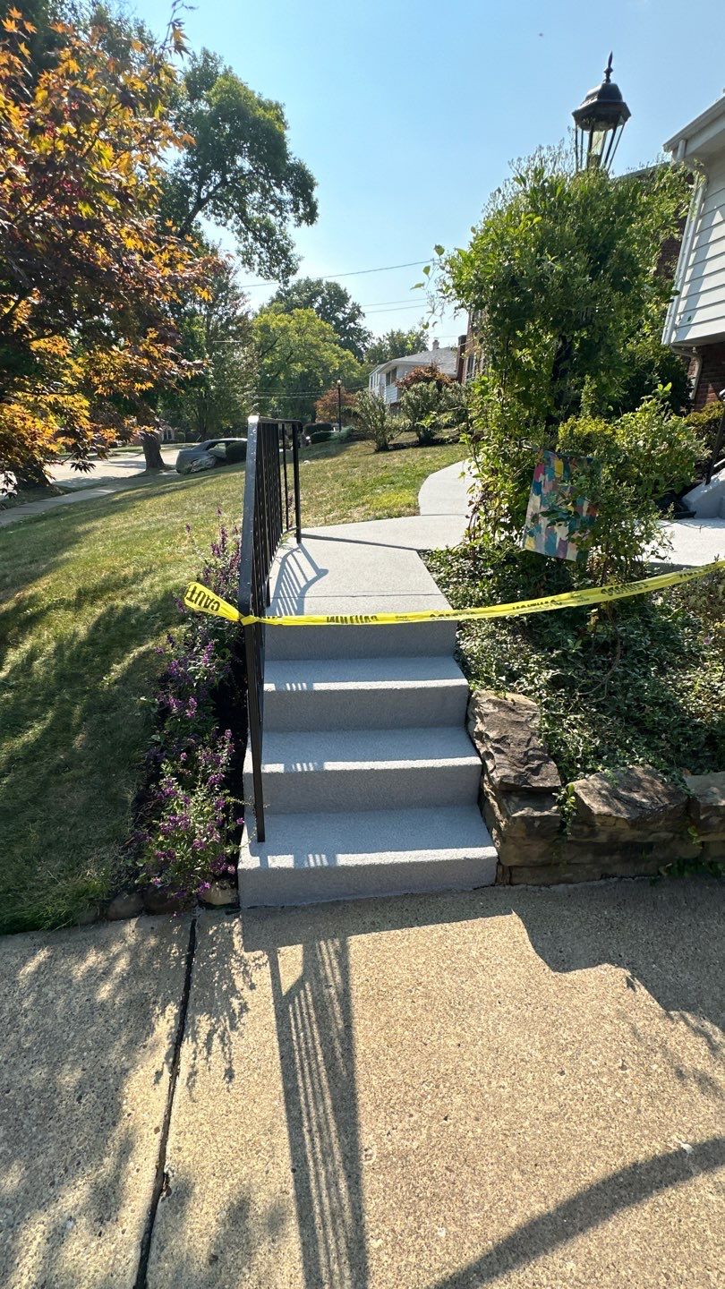 Porch + Steps + Patio Project in Pittsburgh by Floors in a Day, Inc