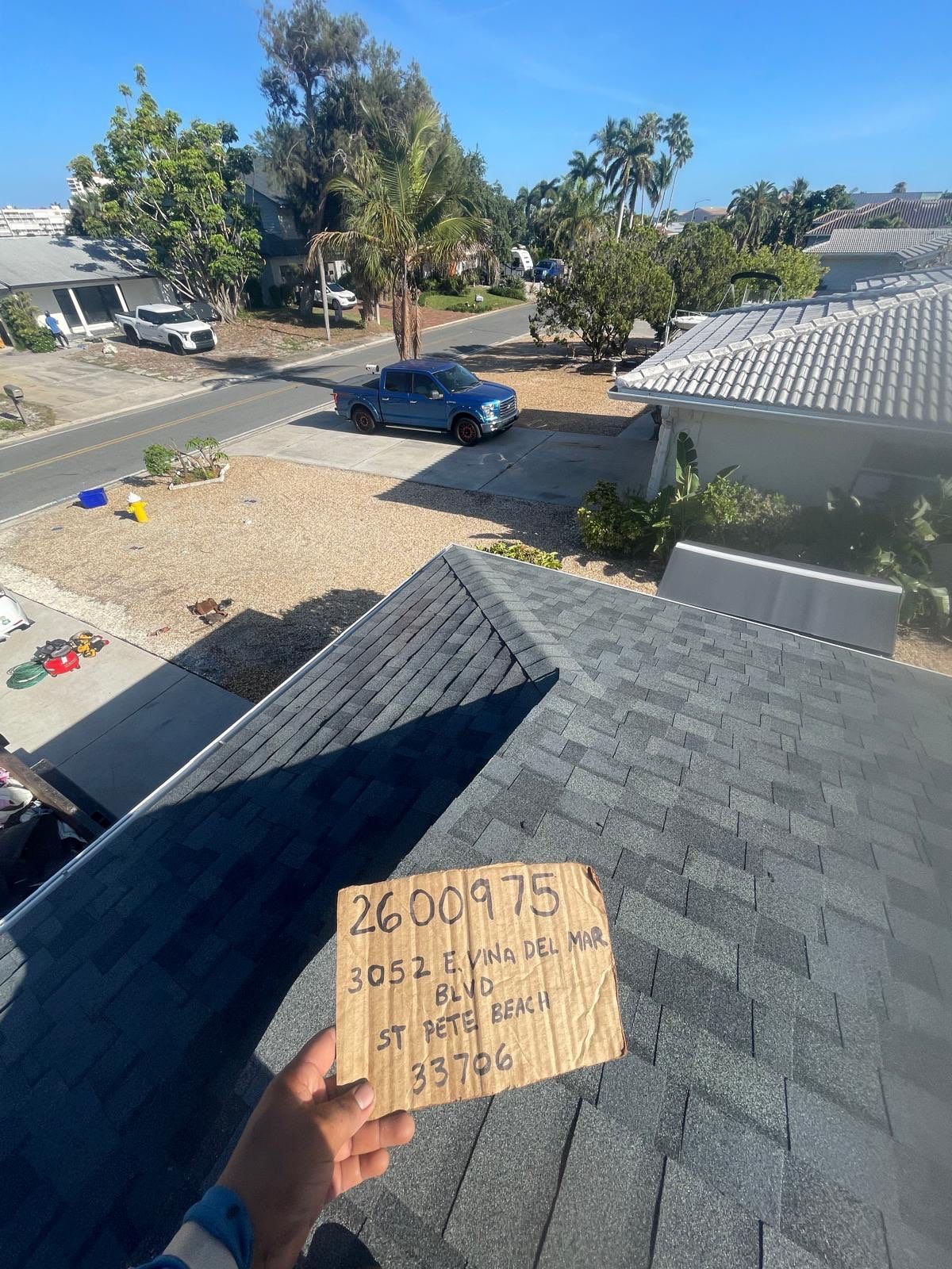 Project in St. Pete Beach 33706 by Mitchell Roofing Company LLC 
