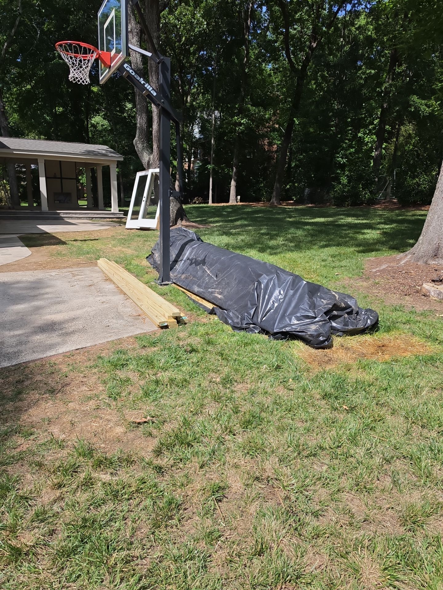 Job site clean up in Charlotte by Badger Hauling