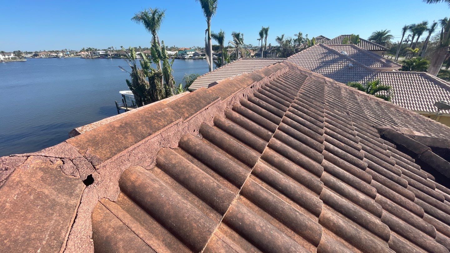 Residential Roofing Repair using Concrete Tile by Four Peaks Roofing