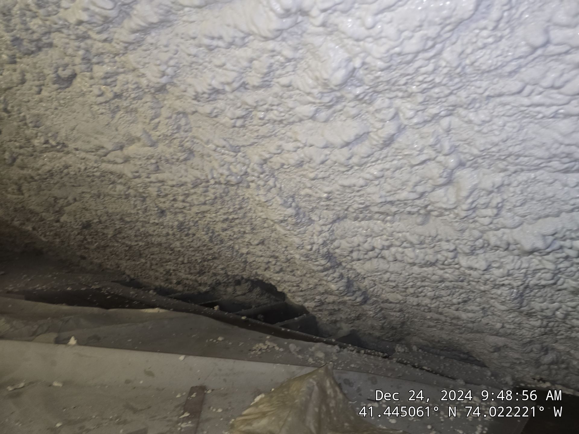 Attic Insulation using open cell spray foam by NYS Foam & Energy